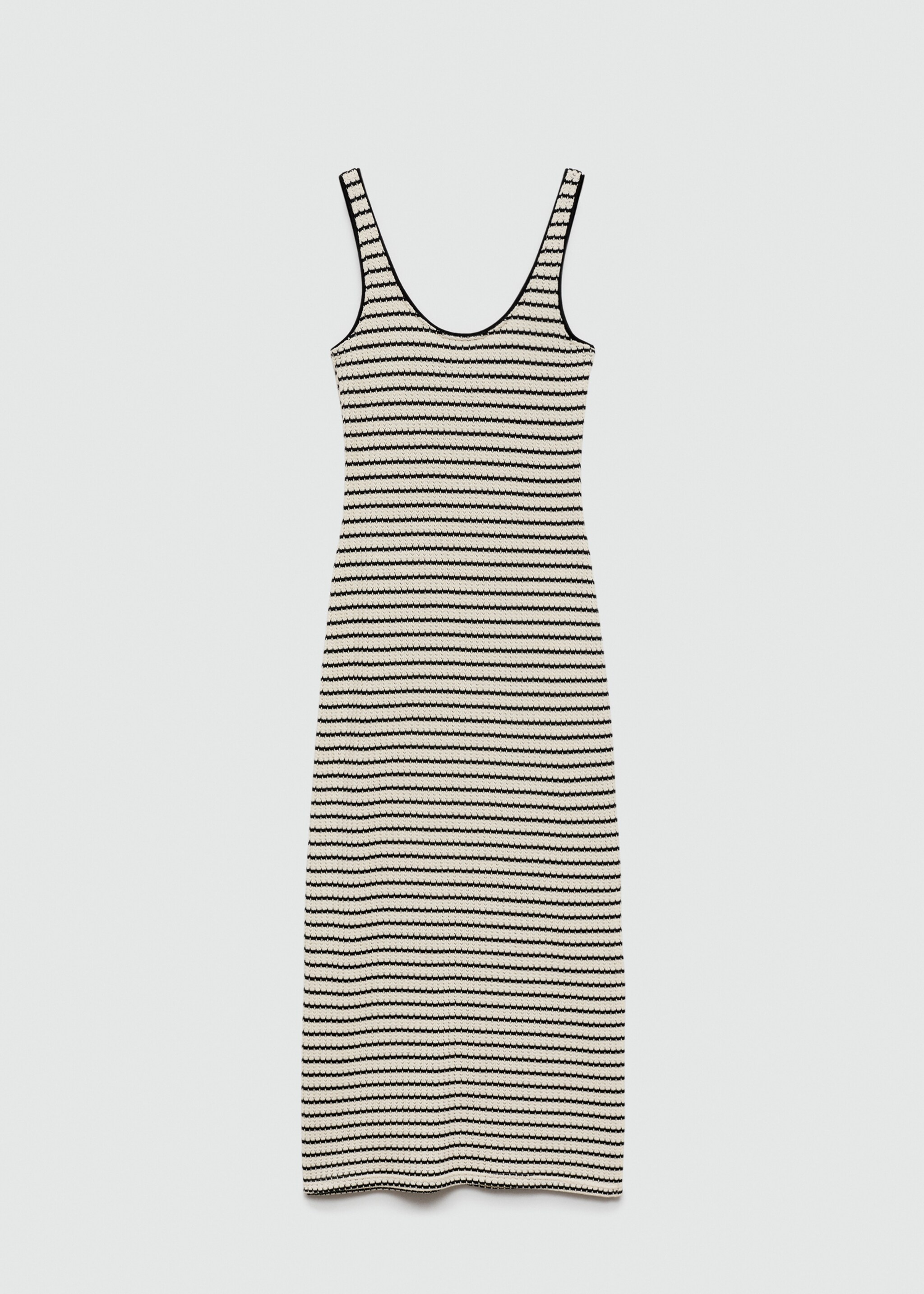 Side slit knit dress - Article without model