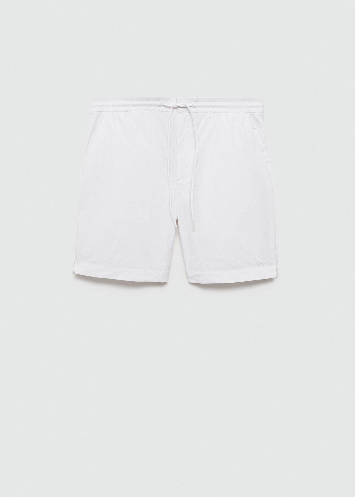 Water-repellent bermuda shorts with drawstring - Article without model