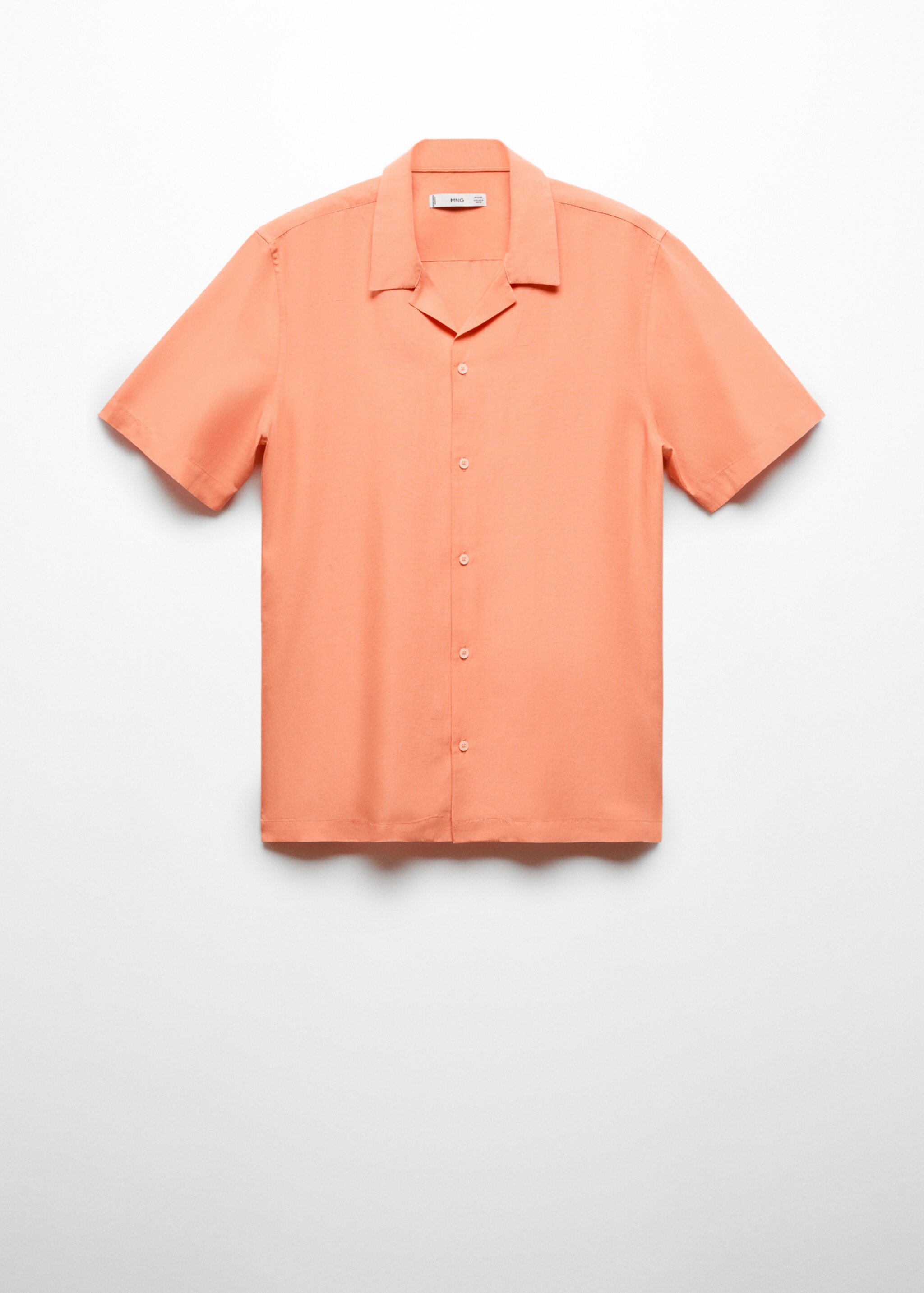Chemise Tencel col bowling - Article sans modèle