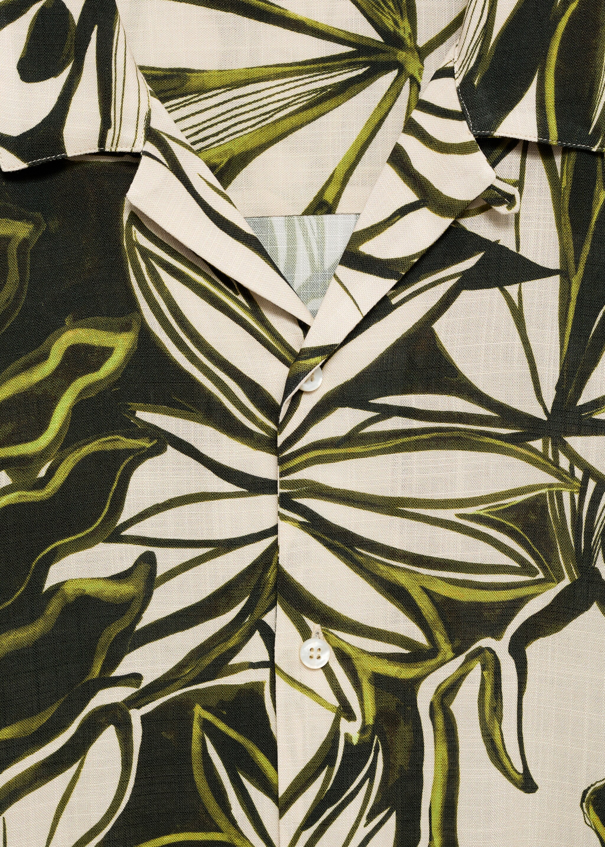 Soepelvallend overhemd met hawaïprint - Detail van het artikel 8