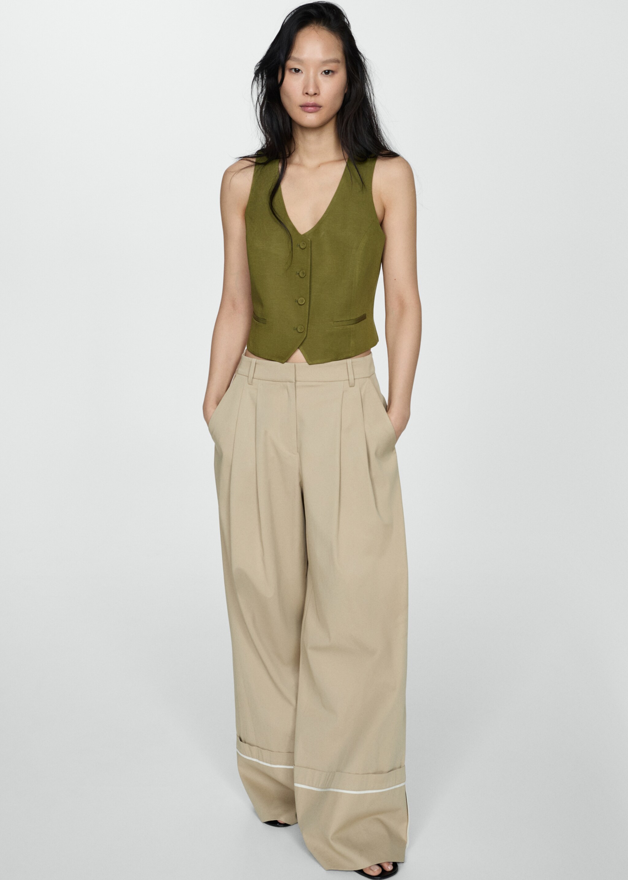 Gilet lin boutons - Détail de l'article 2