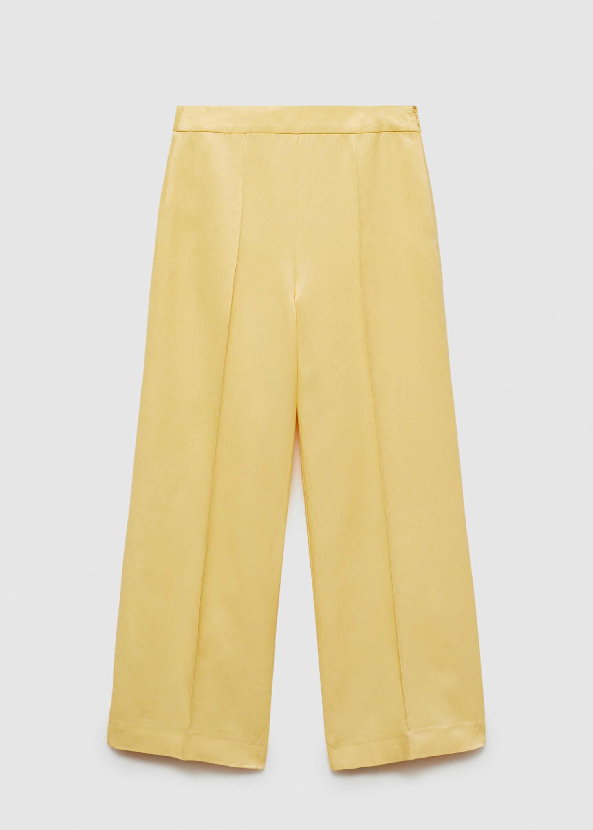 Flared trousers with pleated detail - Article without model