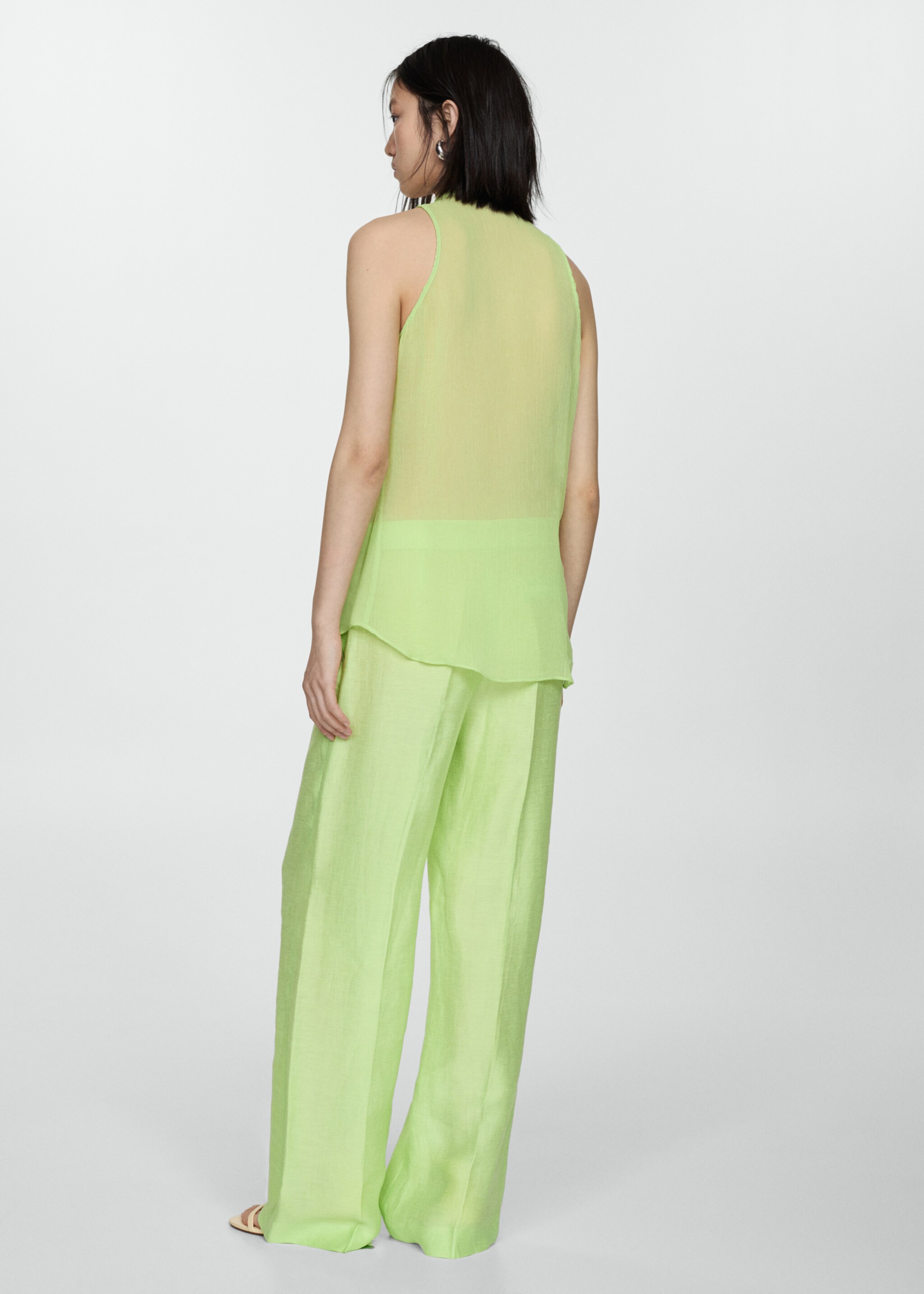 Blusa semitrasparente volant - Retro dell'articolo