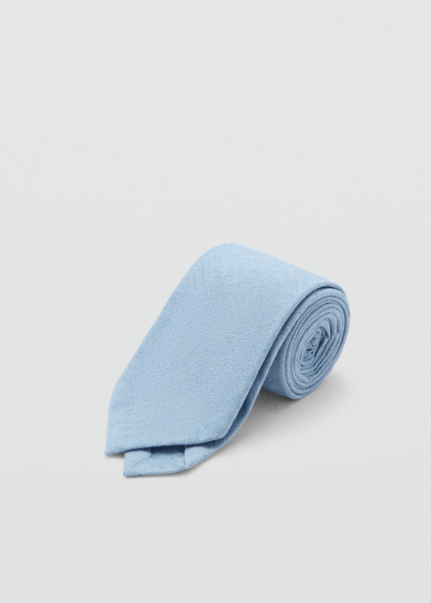 100% structured cotton tie - Medium plane