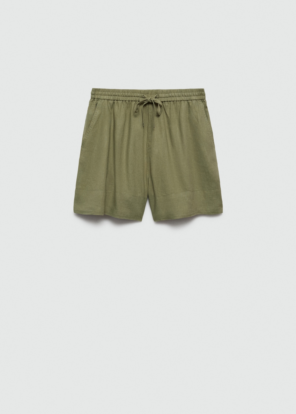 Lyocell shorts with elastic waist - Women | MANGO OUTLET USA