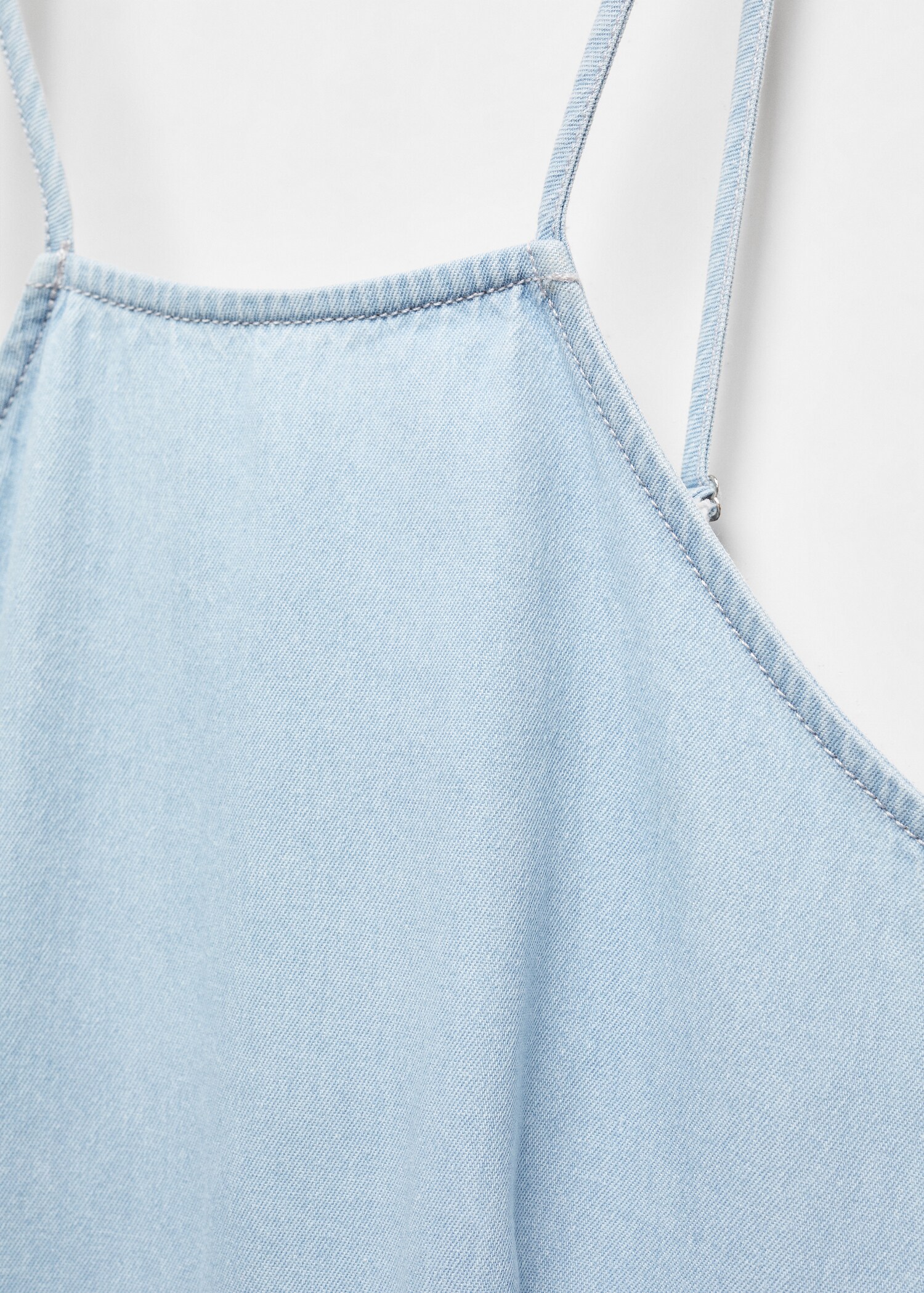 Strappy denim dress - Details of the article 8