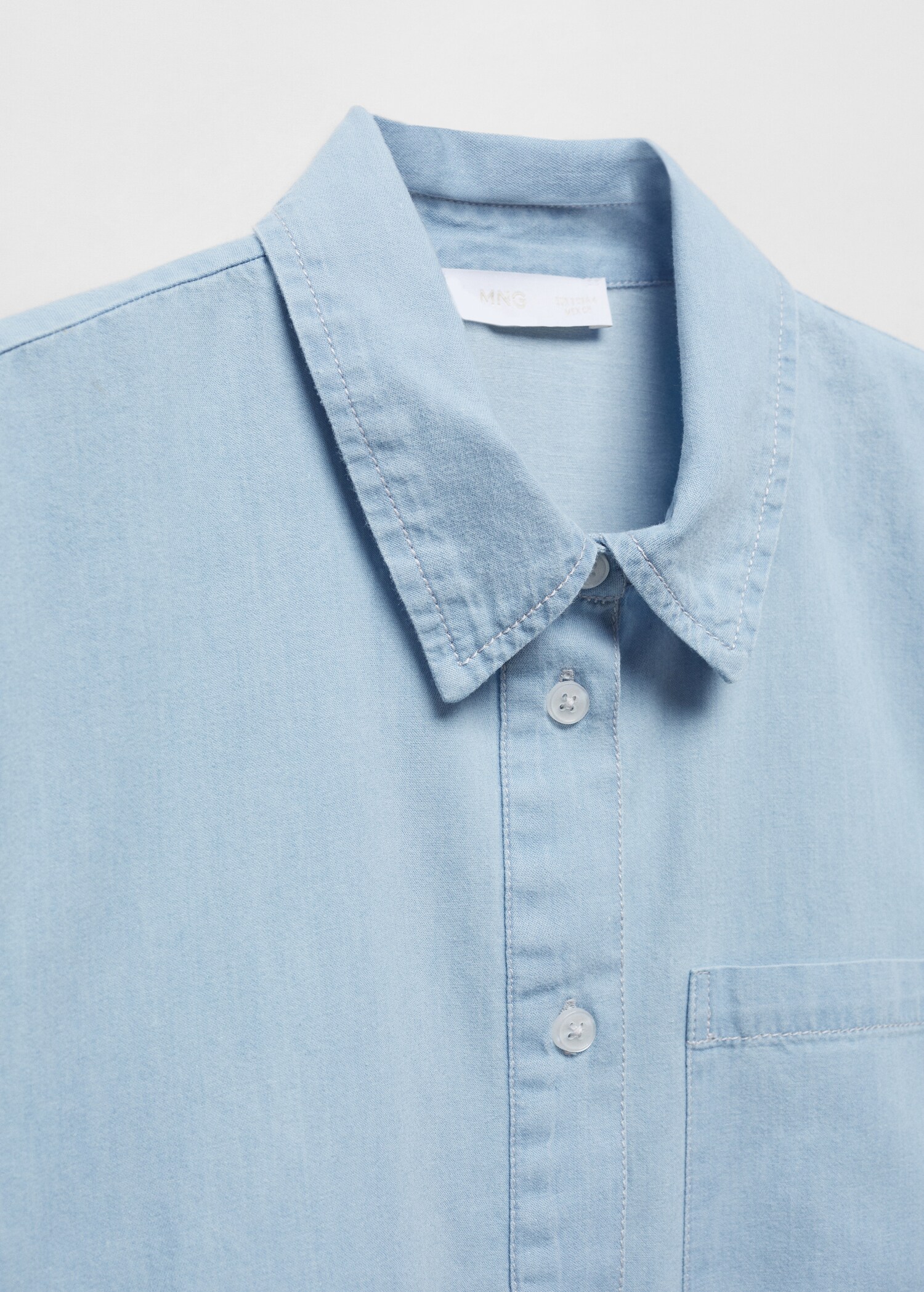 Camisa vaquera bolsillo - Detalle del artículo 8