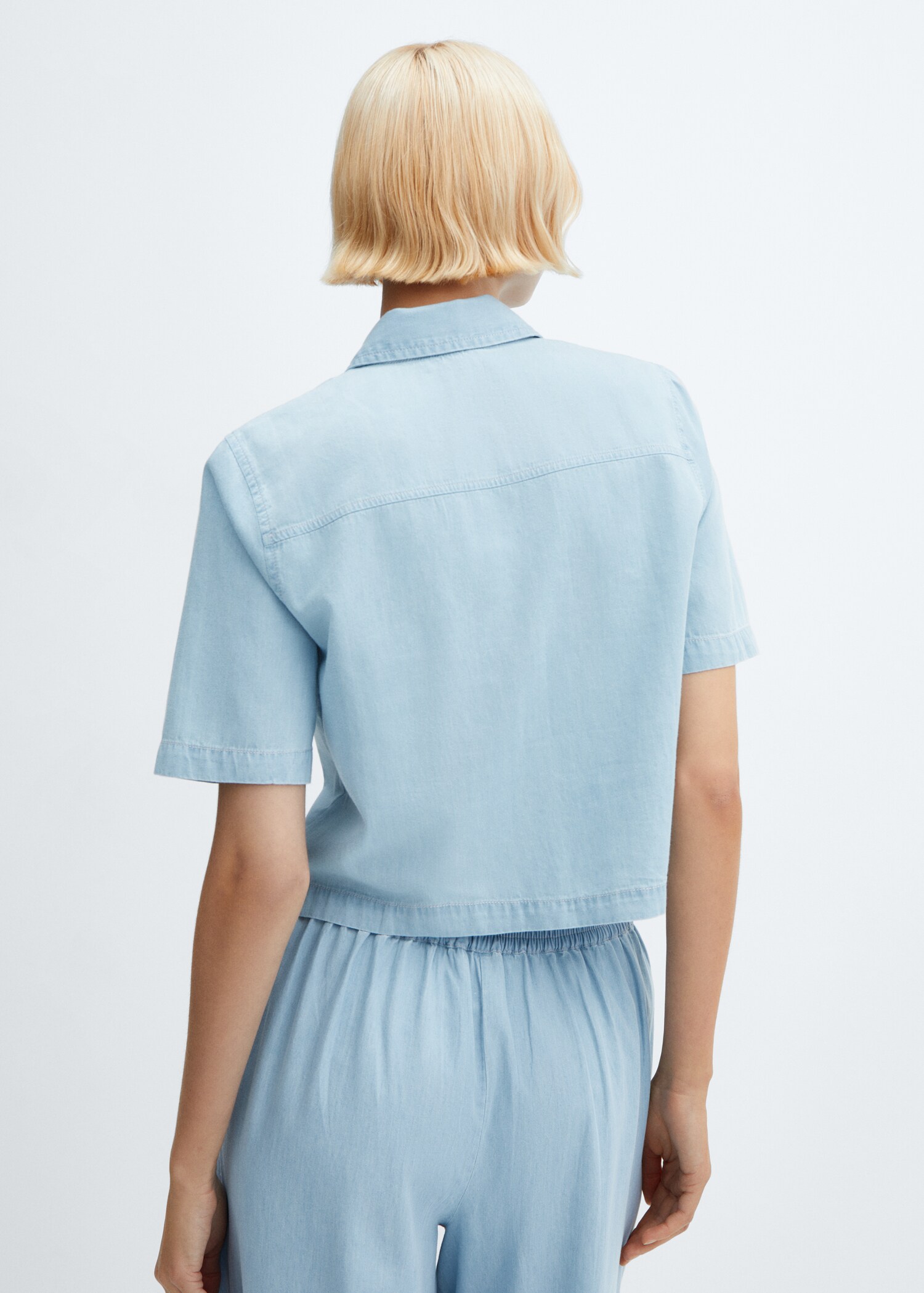 Camisa vaquera bolsillo - Reverso del artículo