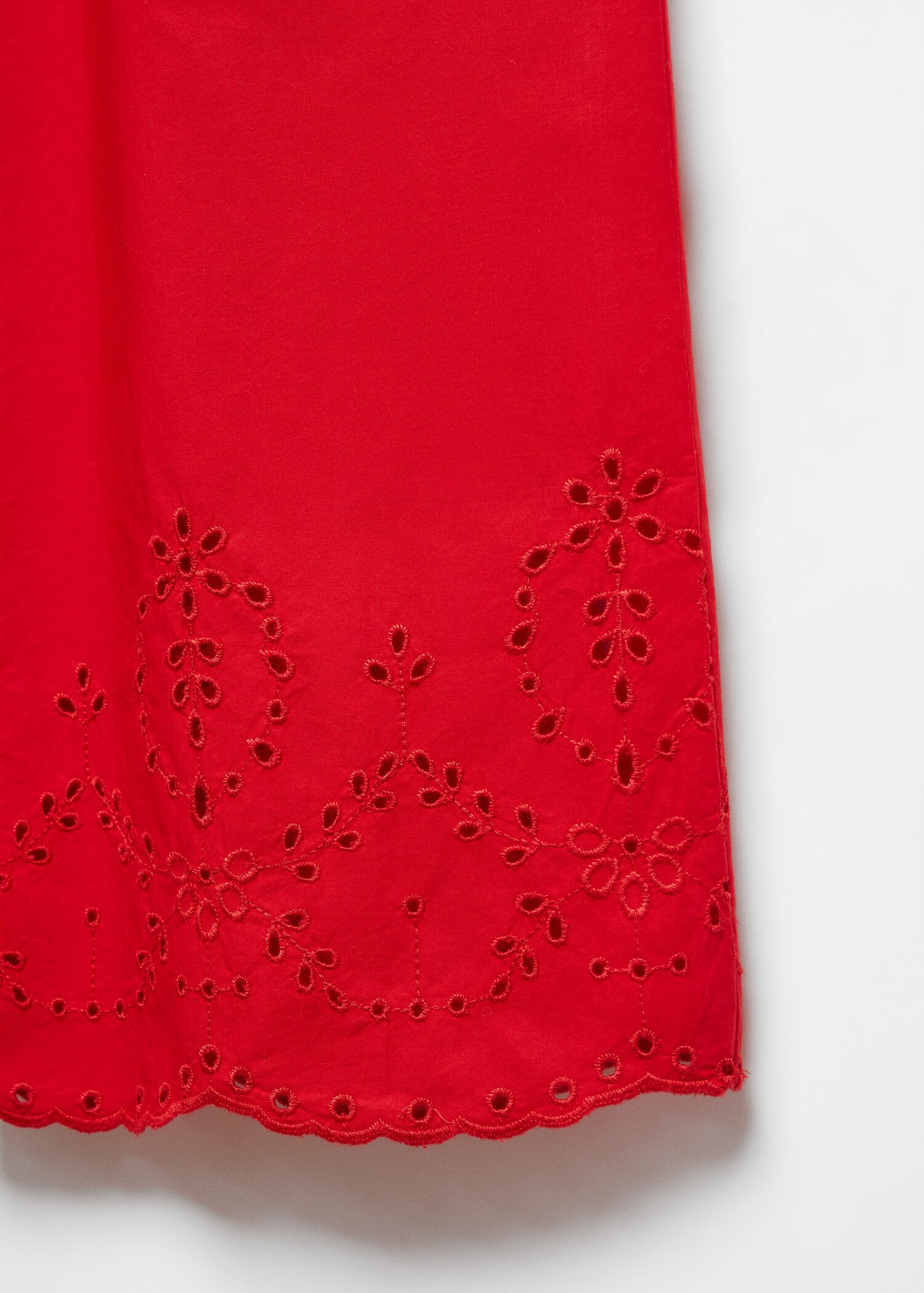 Embroidered culotte trousers - Details of the article 8