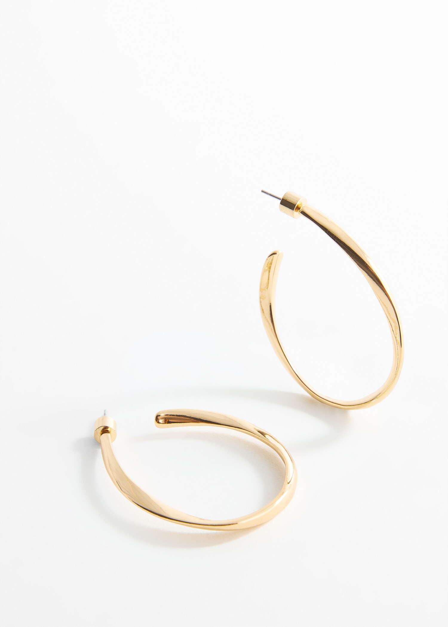 Pendientes aros irregulares - Plano medio