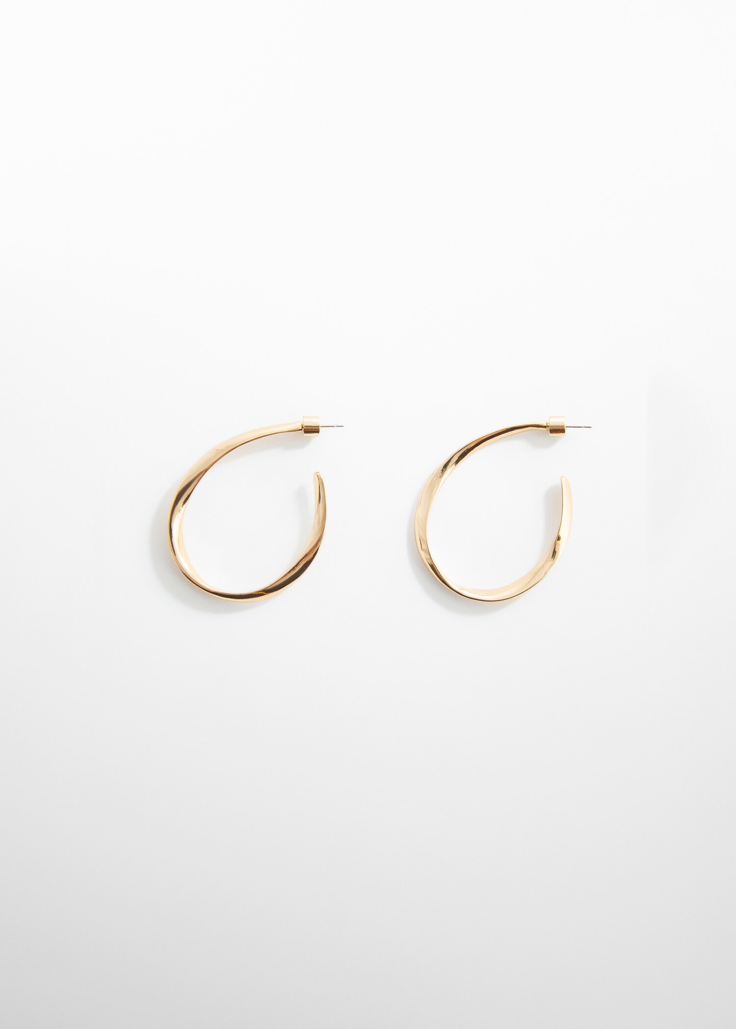 Pendientes aros irregulares - Artículo sin modelo