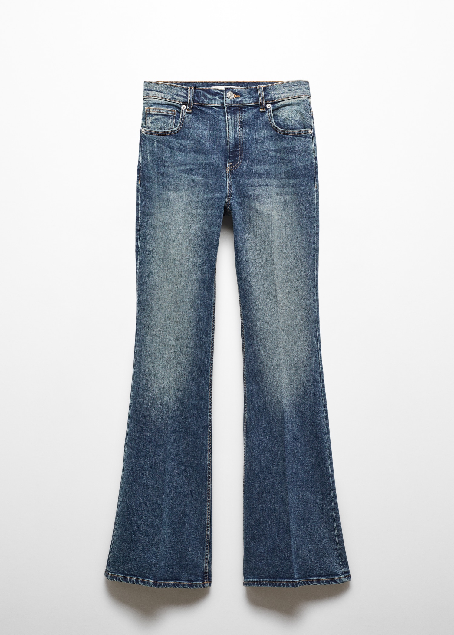 Mezclilla Pantalones Vaqueros Campana Zara Pantalones Vaqueros