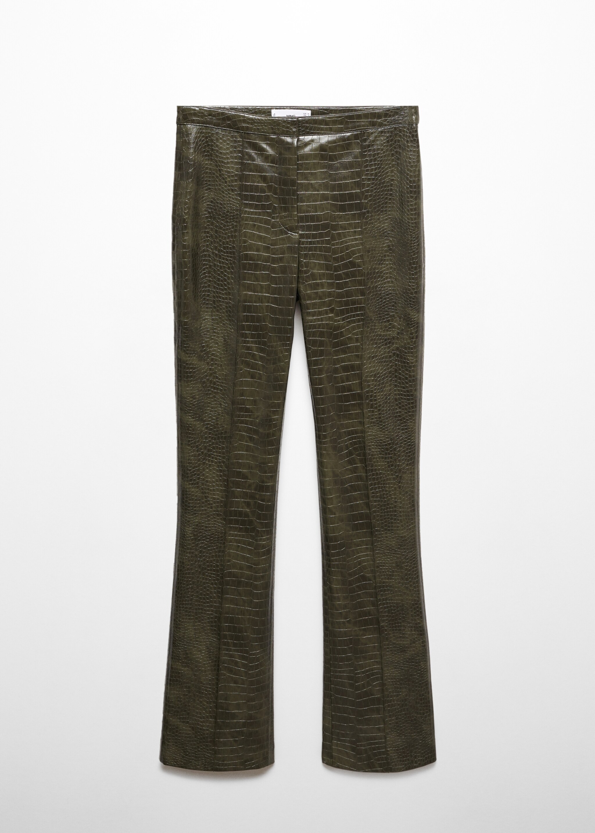 Παντελόνι flare animal print - Προϊόν χωρίς μοντέλο, Χακί. Ref: 67070455-00.