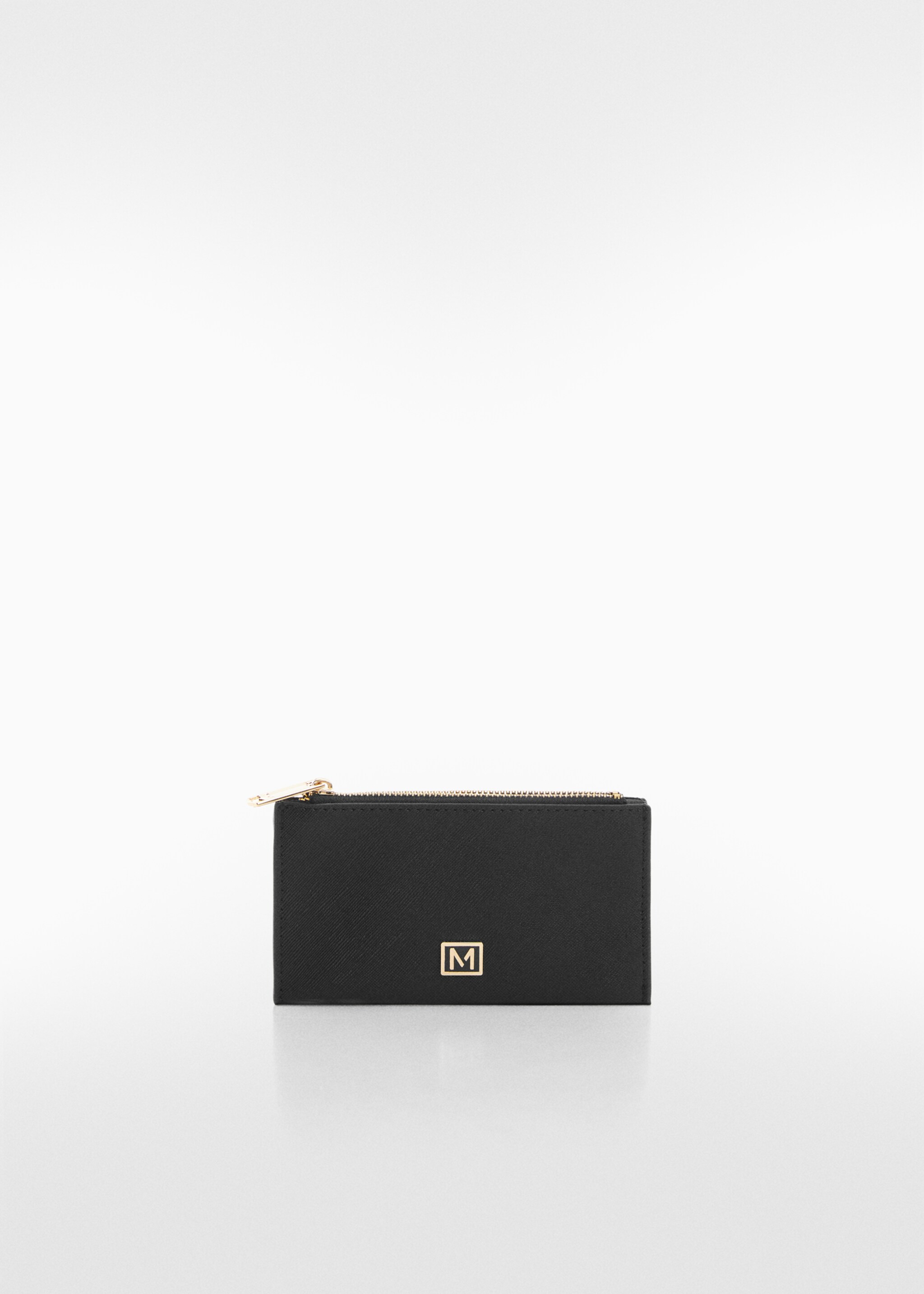 Double compartment wallet - Article without model, Black. Ref: 67070457-00.