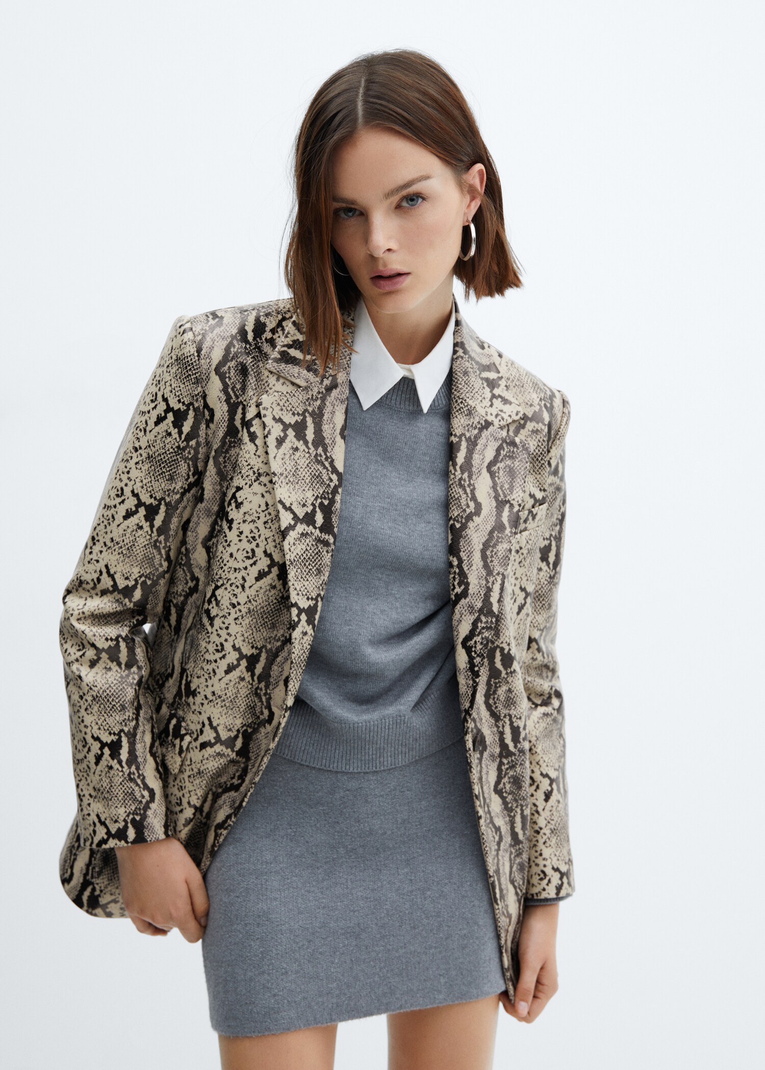 Veste imitation serpent - Plan moyen