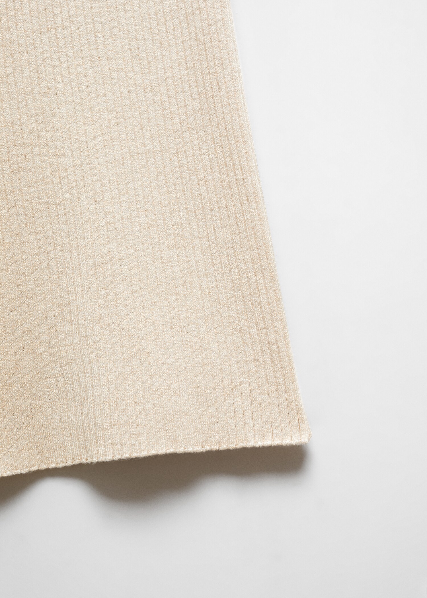 Wideleg ribbed trousers - Details of the article 8