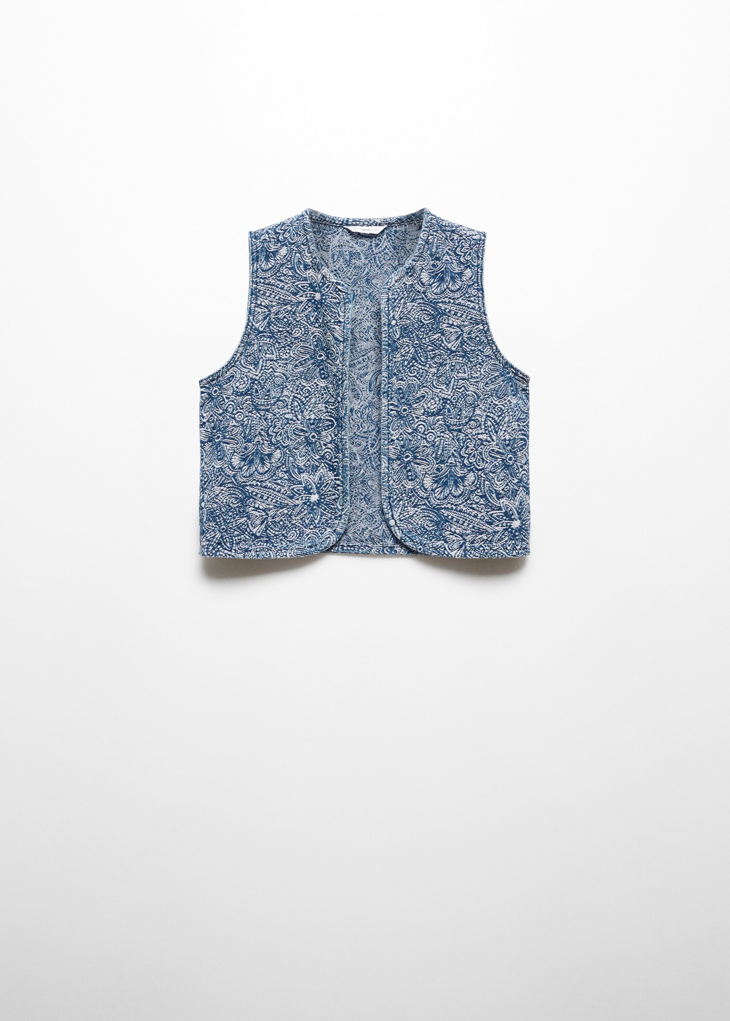 Gilet coton brodé - Article sans modèle