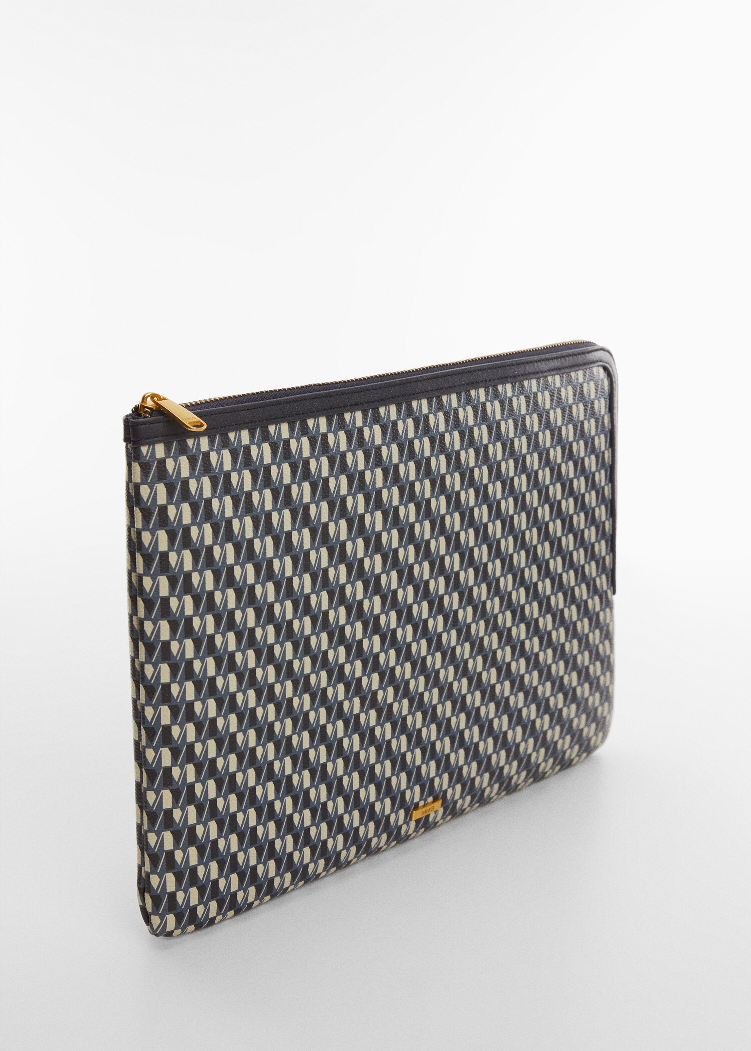 Laptophülle mit Logo-Muster - Mittlere Ansicht