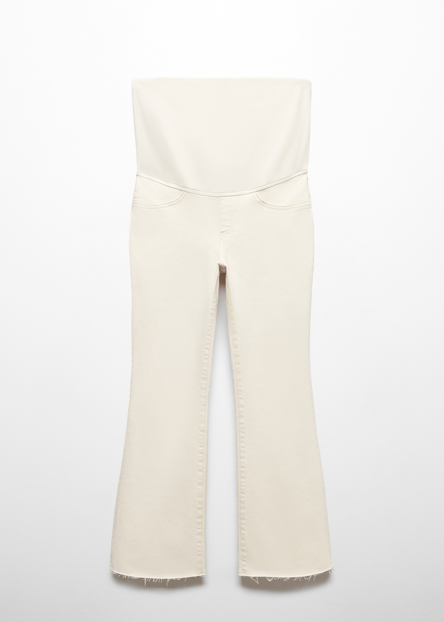 Maternity flared cropped jeans - Article without model