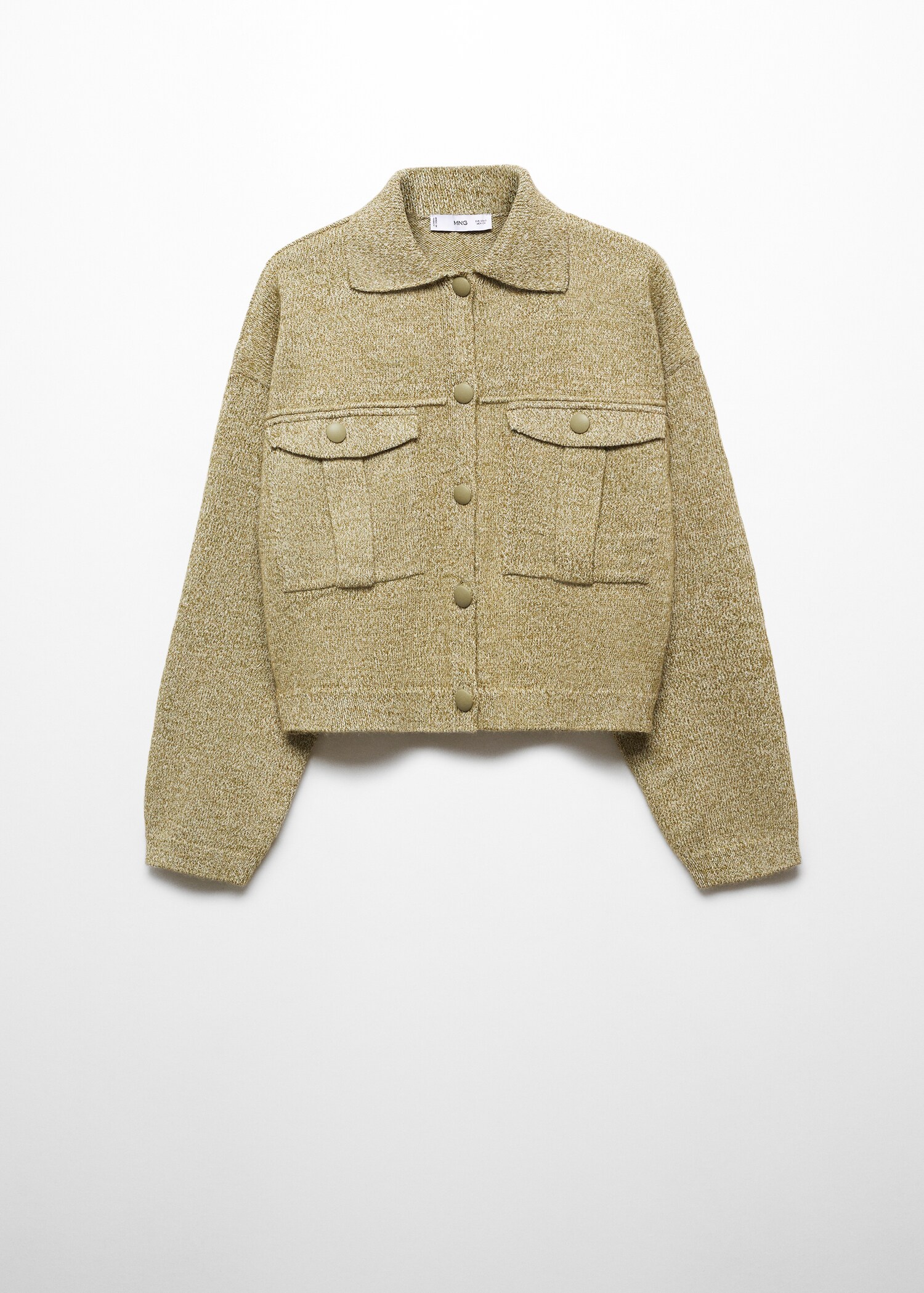 Pocket knit jacket - Article without model