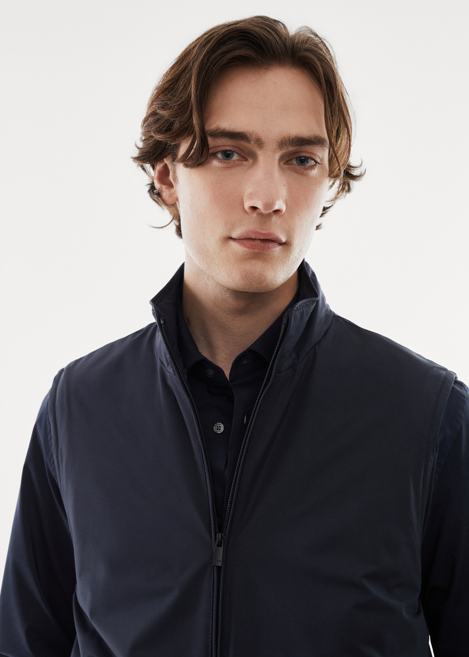 Lightweight quilted water-repellent quilted gilet - Details of the article 1