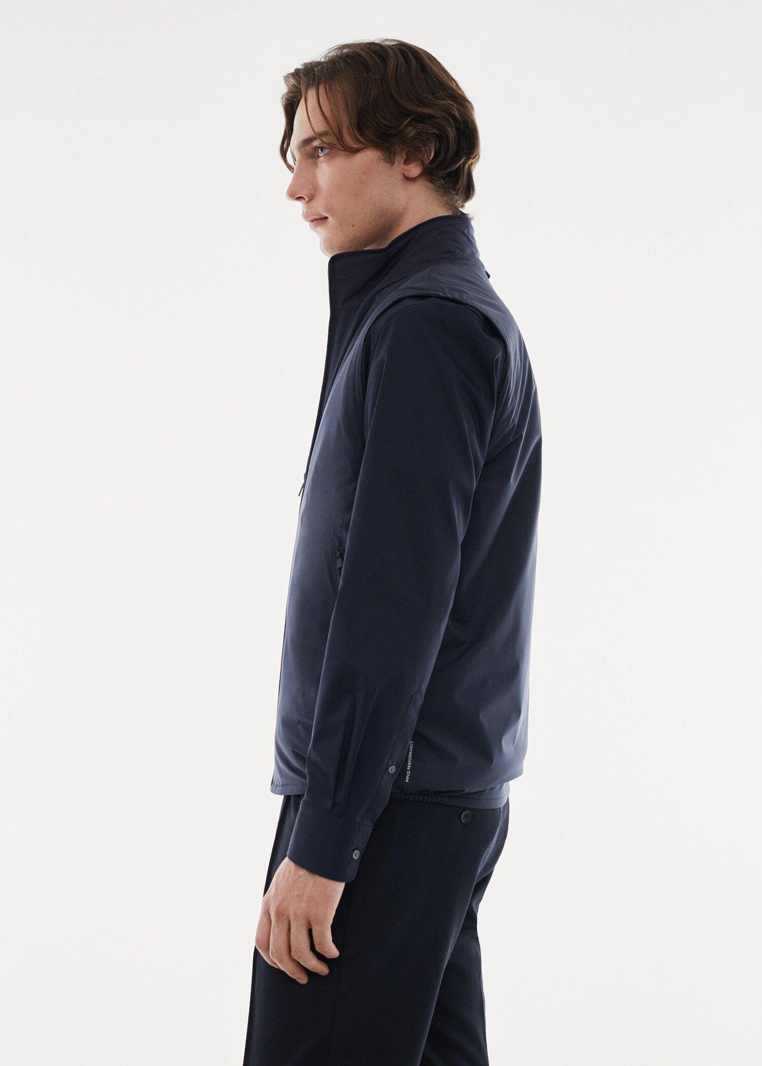 Lightweight quilted water-repellent quilted gilet - Details of the article 2