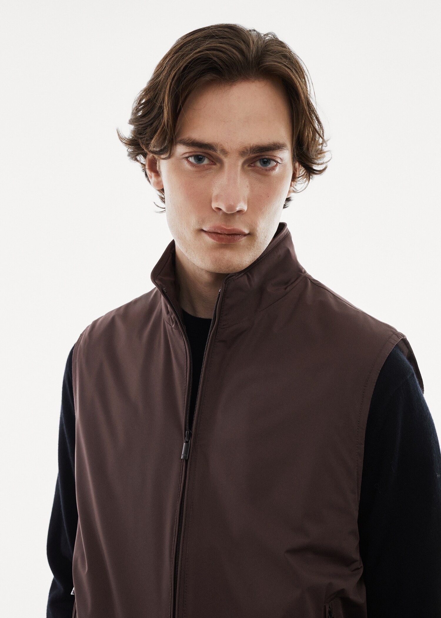 Lightweight quilted water-repellent quilted gilet - Details of the article 1