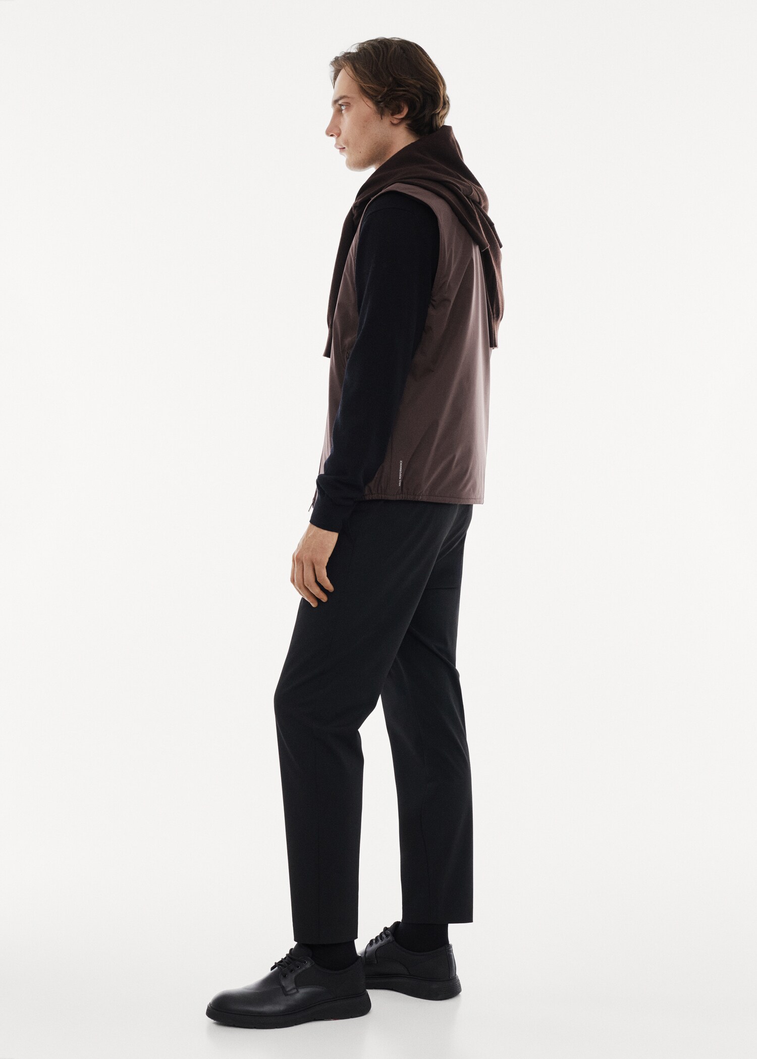 Lightweight quilted water-repellent quilted gilet - Details of the article 2