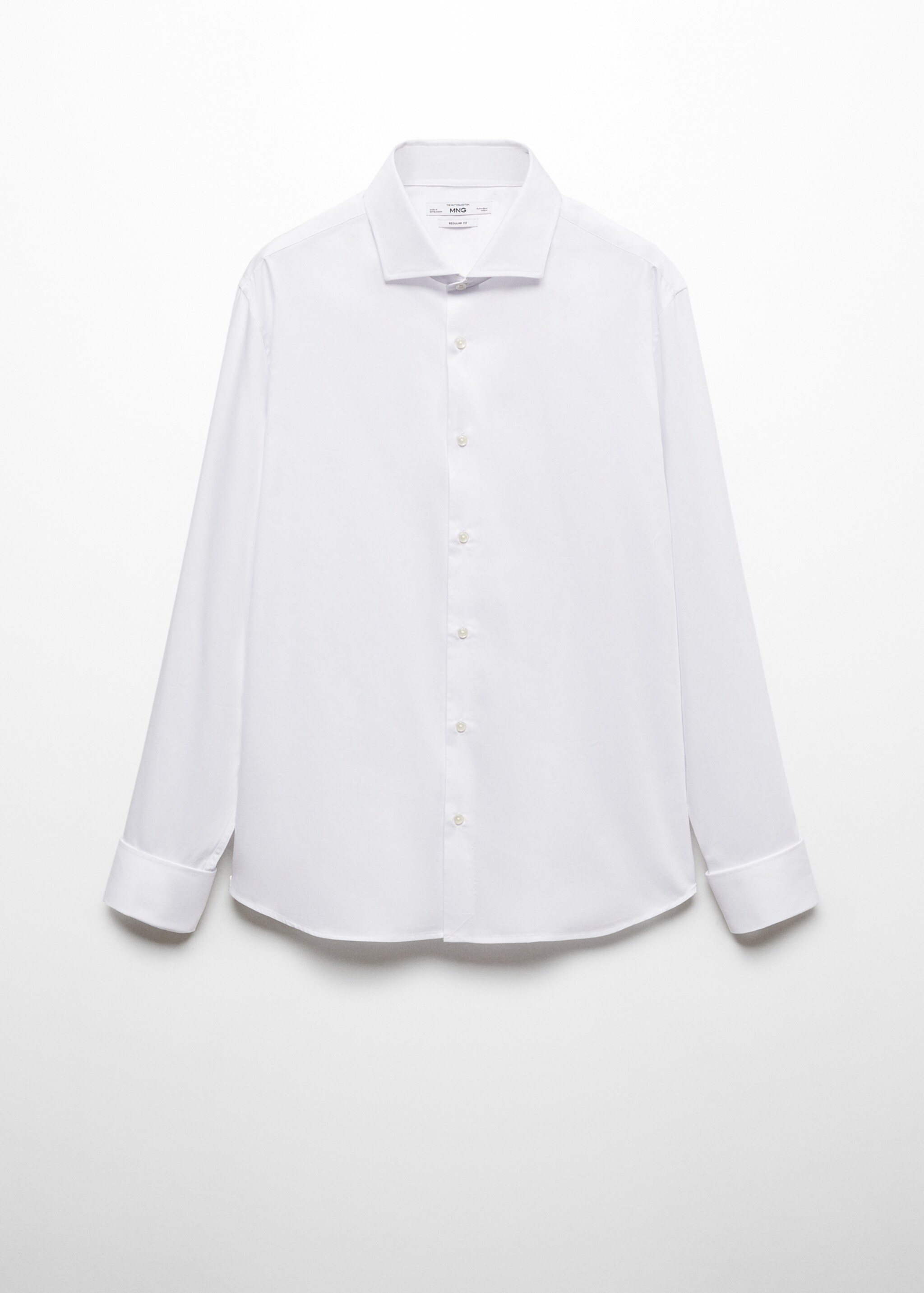 Regular-fit suit shirt with cufflinks - Article without model
