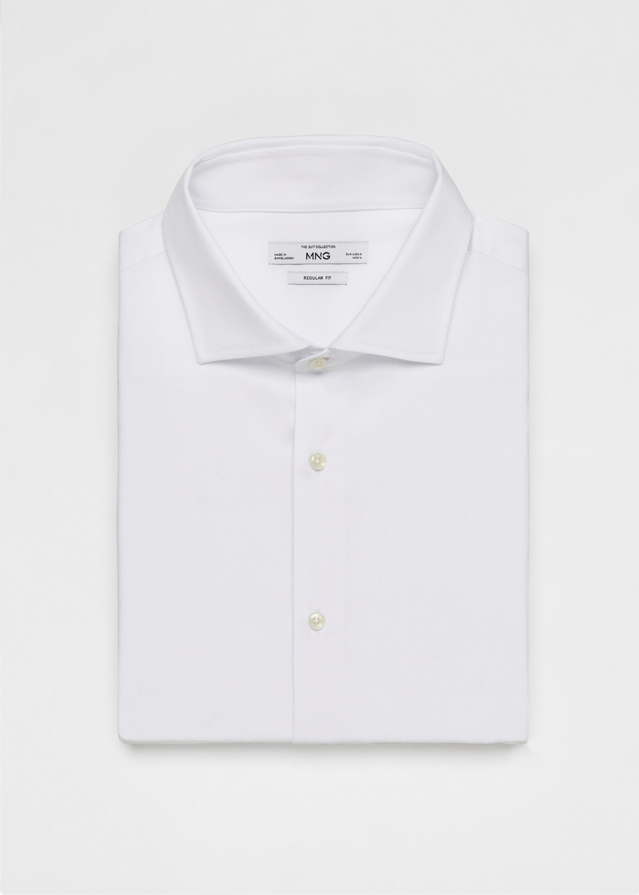 Regular-fit suit shirt with cufflinks - Details of the article 8