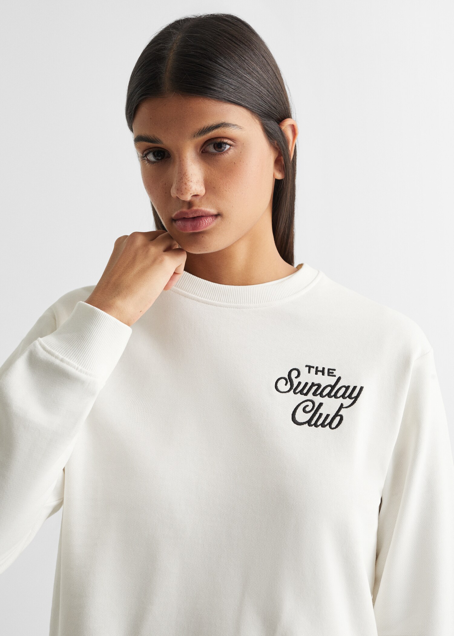 Sweat-shirt message coton - Détail de l'article 1