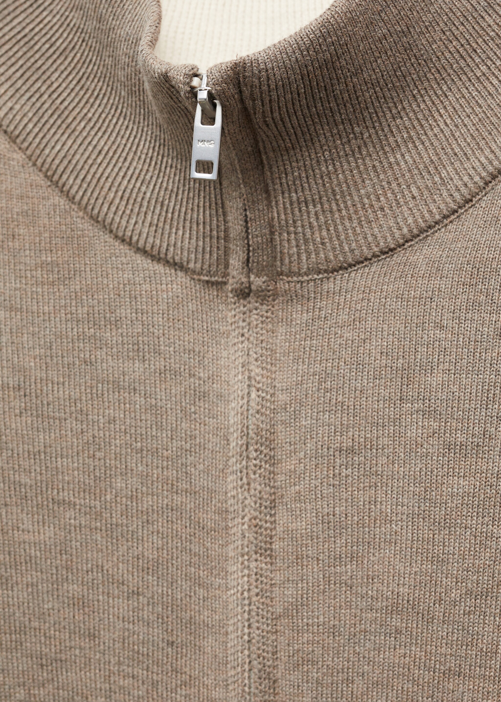 Zipped cotton cardigan - Details of the article 8