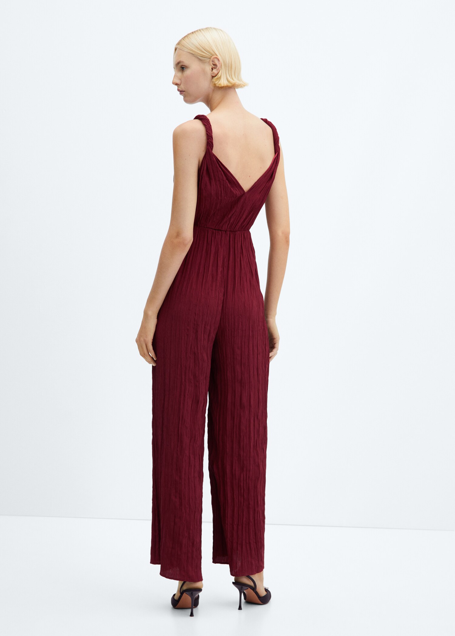 Long strap jumpsuit - Reverse of the article