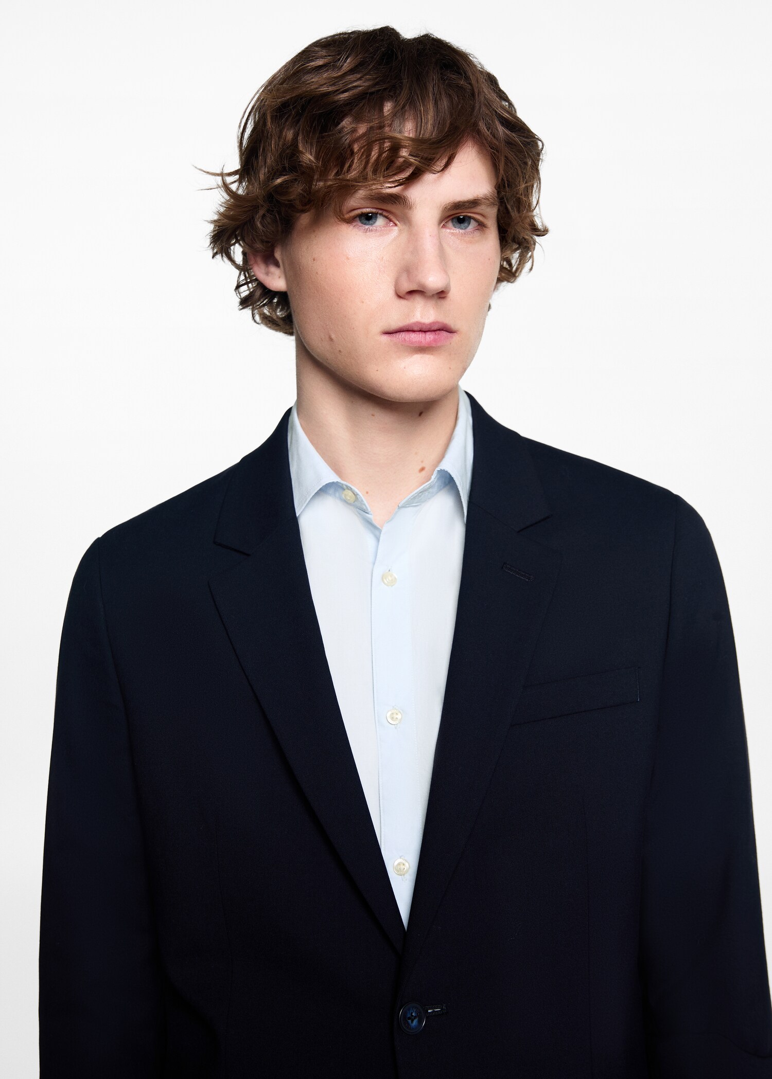 Slim-fit suit jacket - Details of the article 1