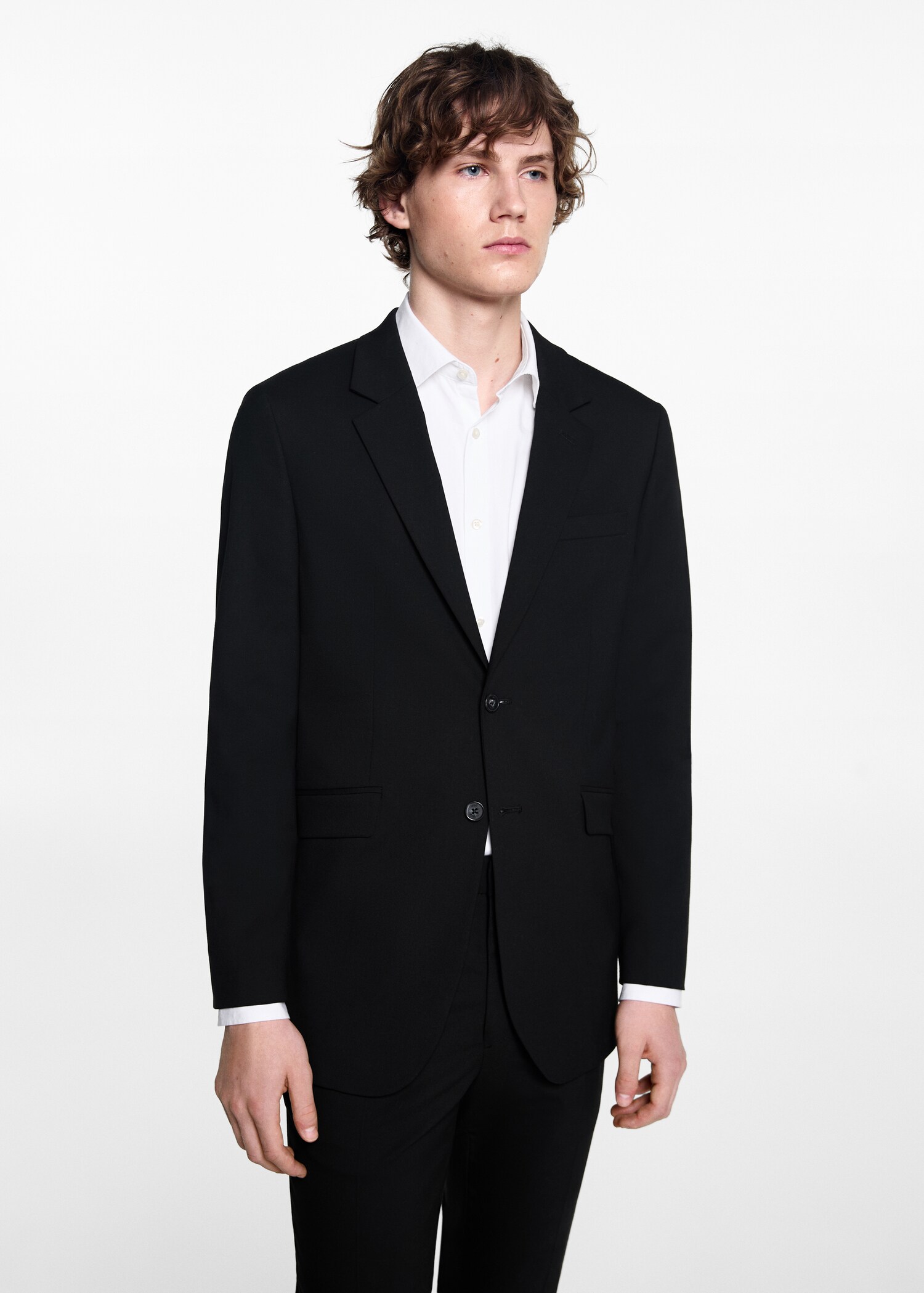 Slim-fit suit jacket - Medium plane