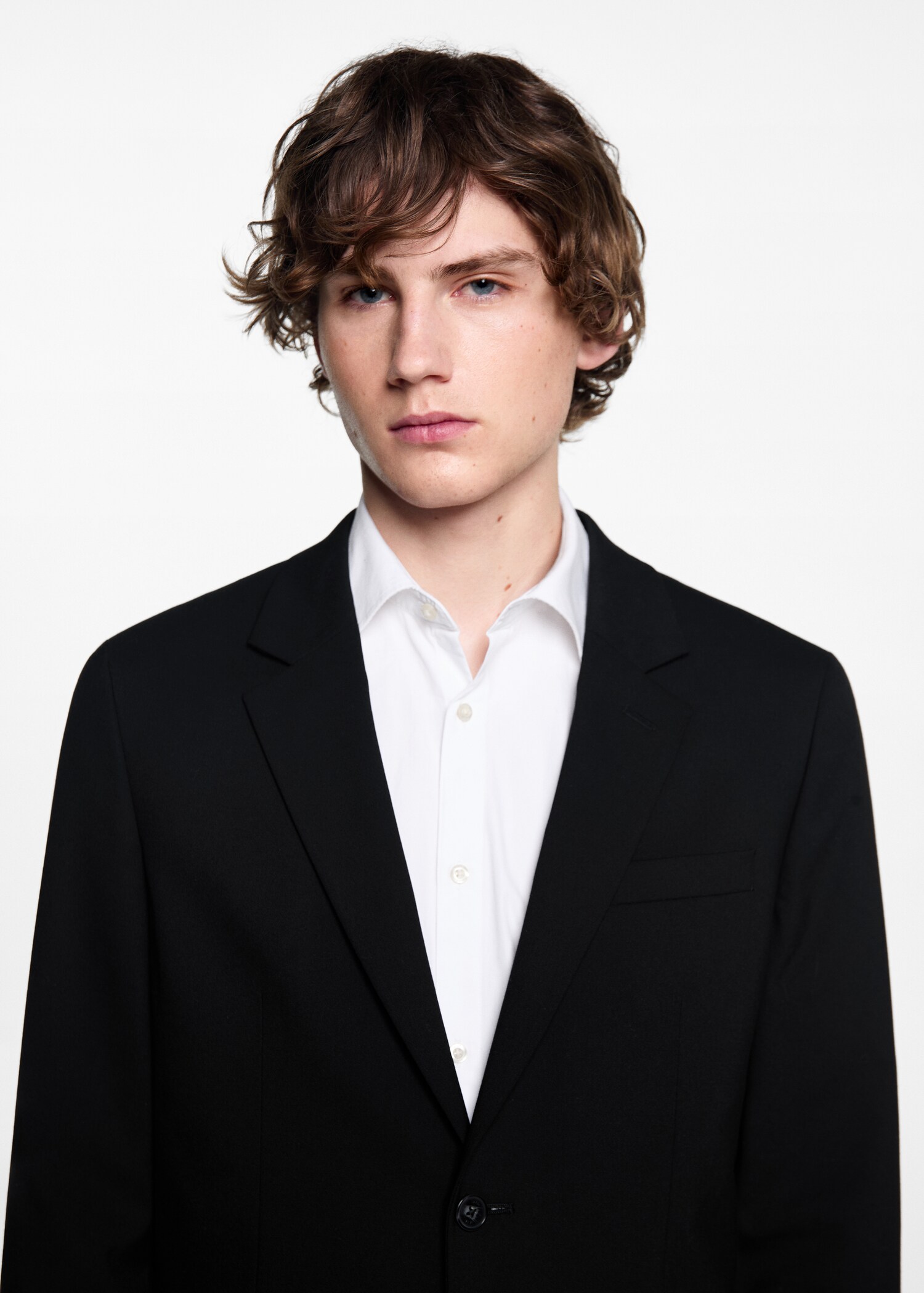 Slim-fit suit jacket - Details of the article 1