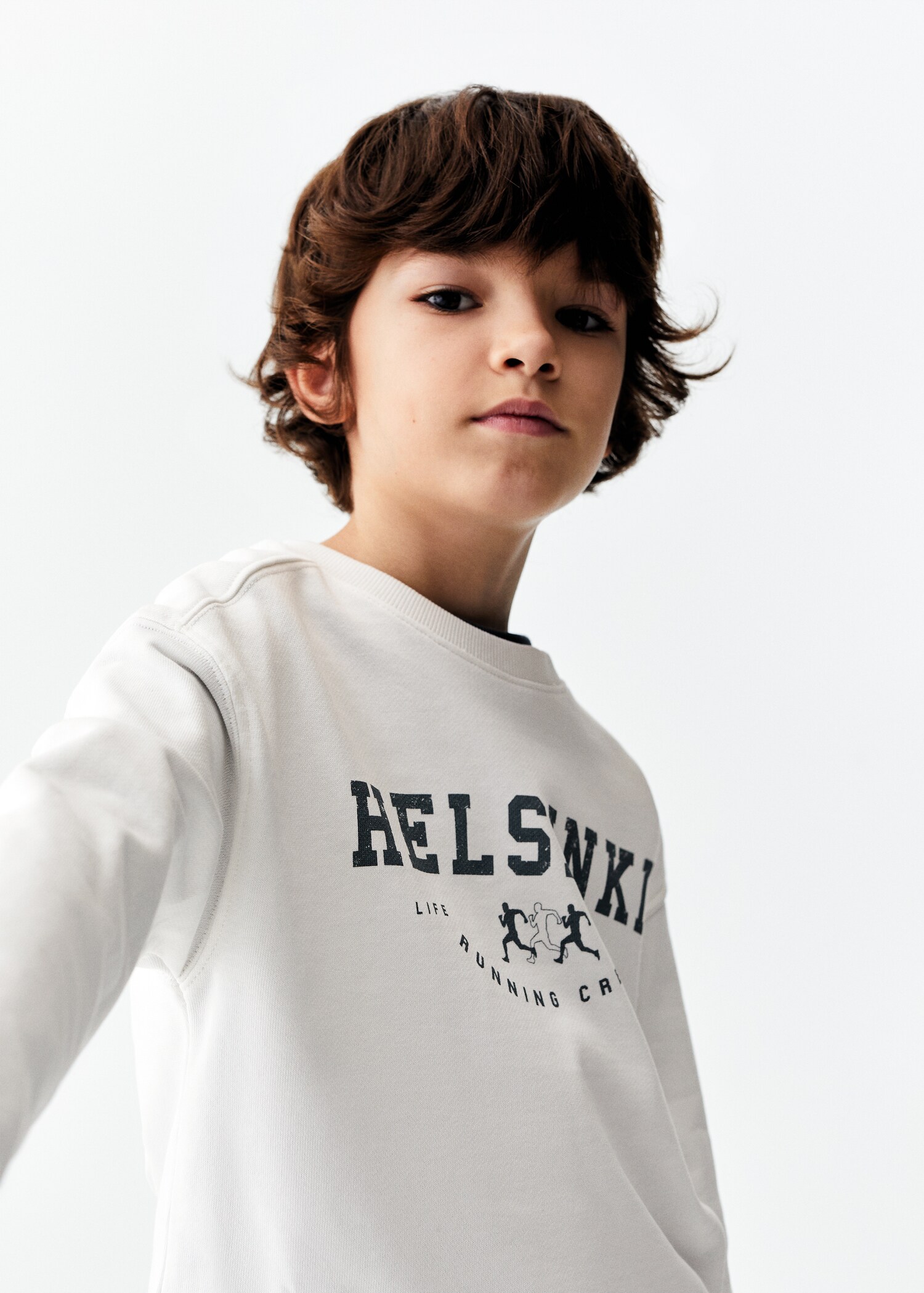 Katoenen sweatshirt met boodschap - Detail van het artikel 1