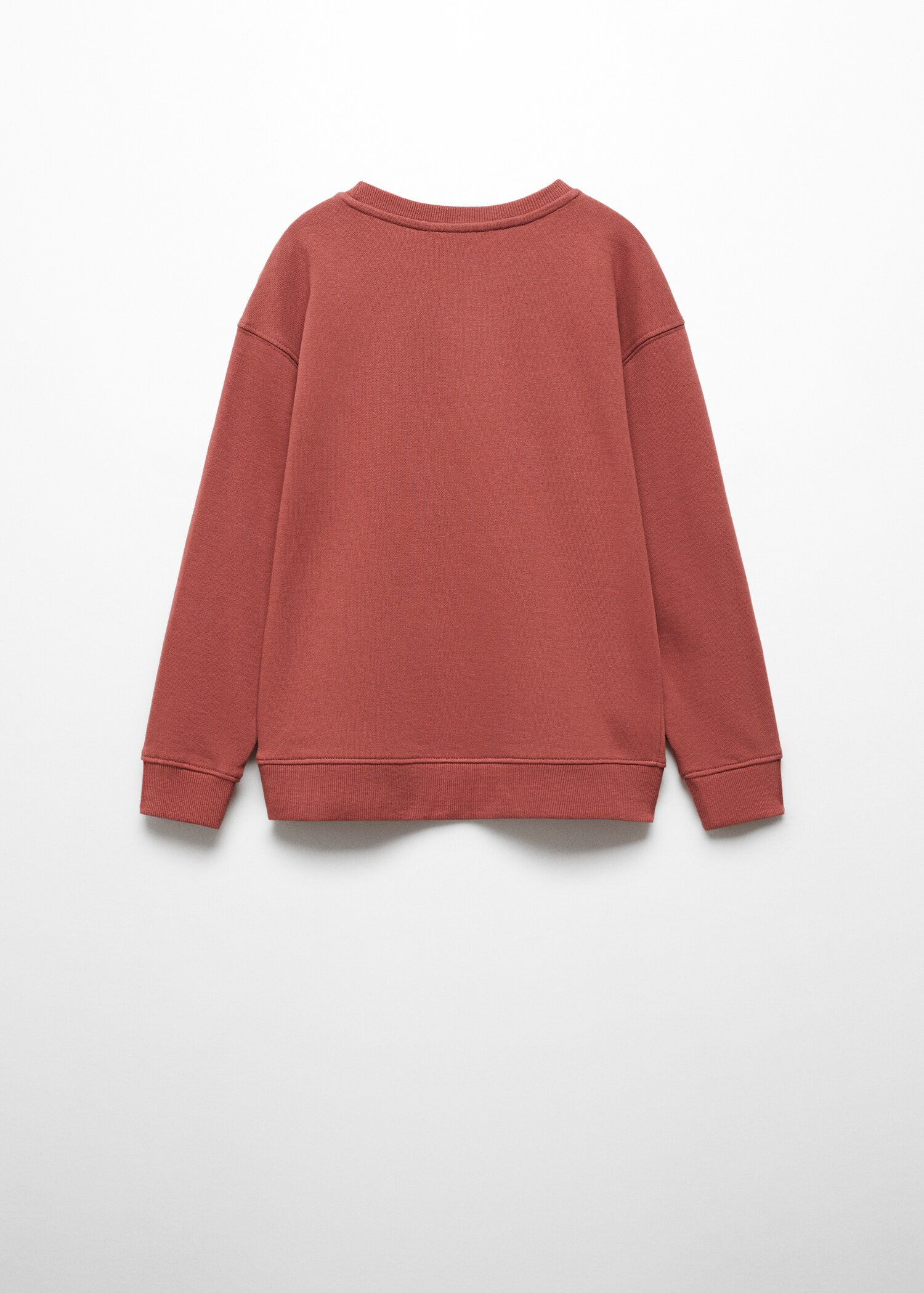 Katoenen sweatshirt met boodschap - Achterkant van het artikel