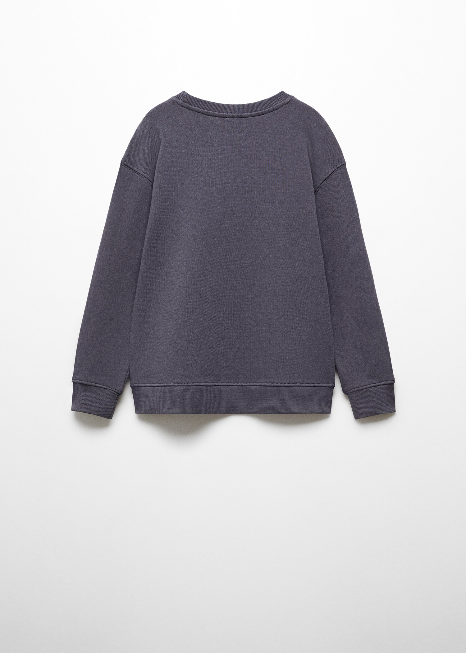 Katoenen sweatshirt met boodschap - Achterkant van het artikel