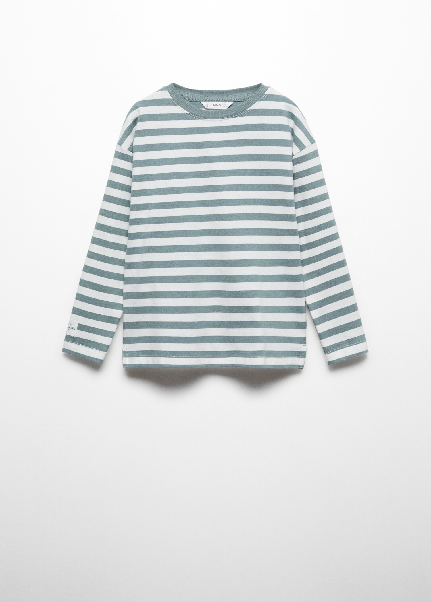 Långärmad randig t-shirt - Artikel utan modell