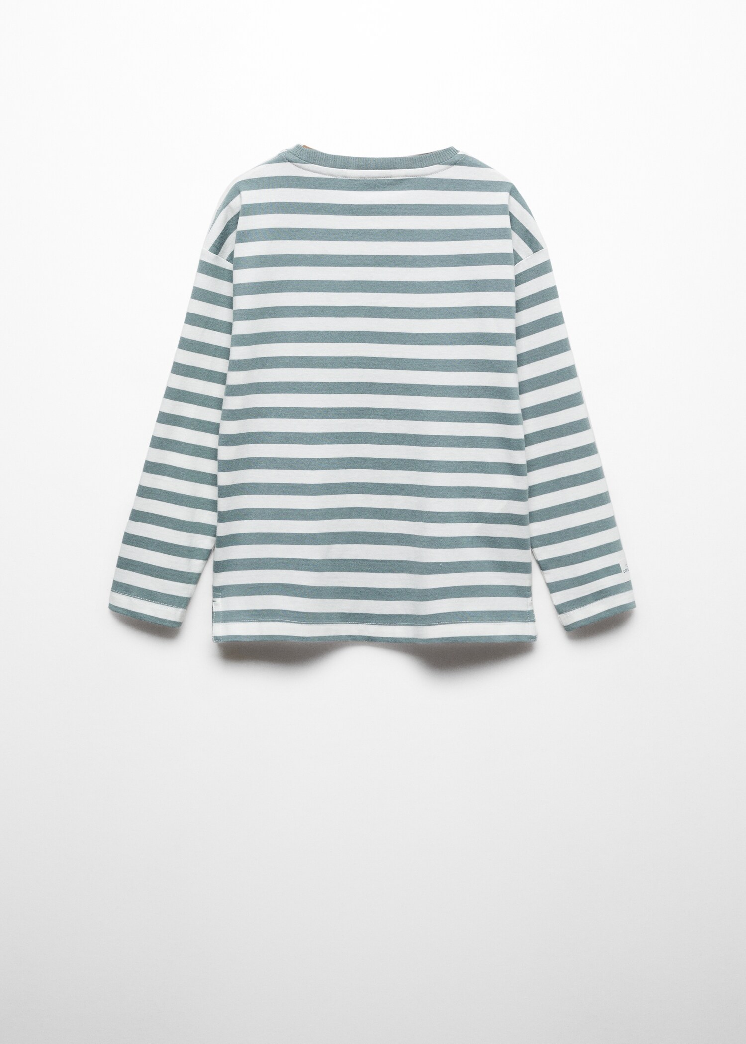 Långärmad randig t-shirt - Artikelns baksida