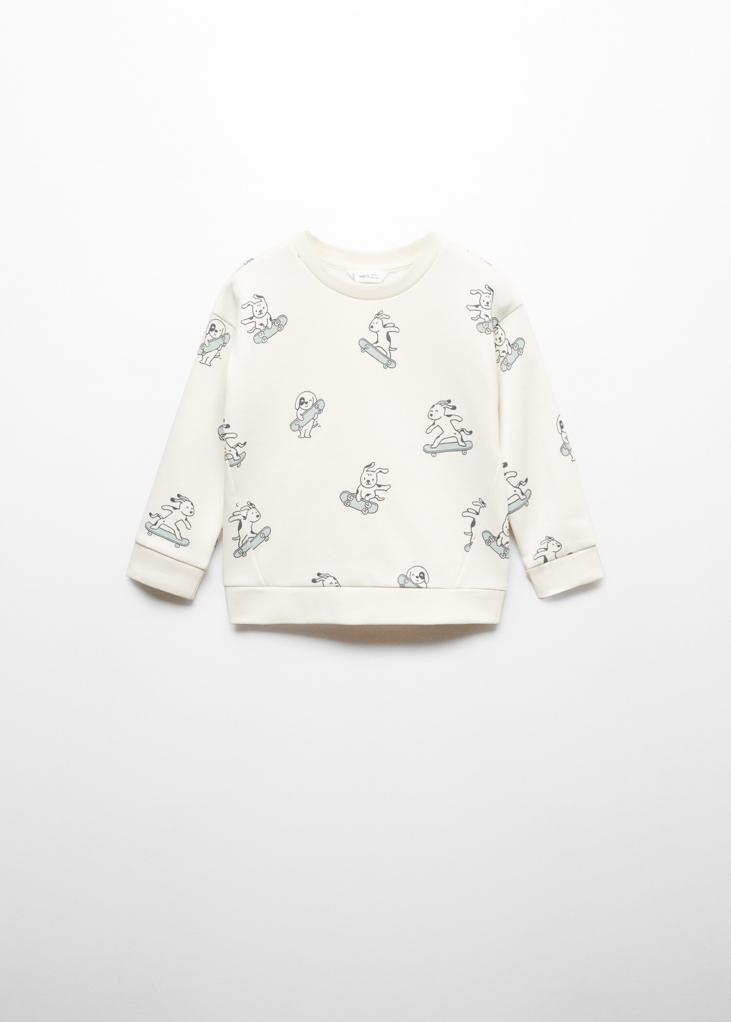 Printed cotton sweatshirt - Article without model