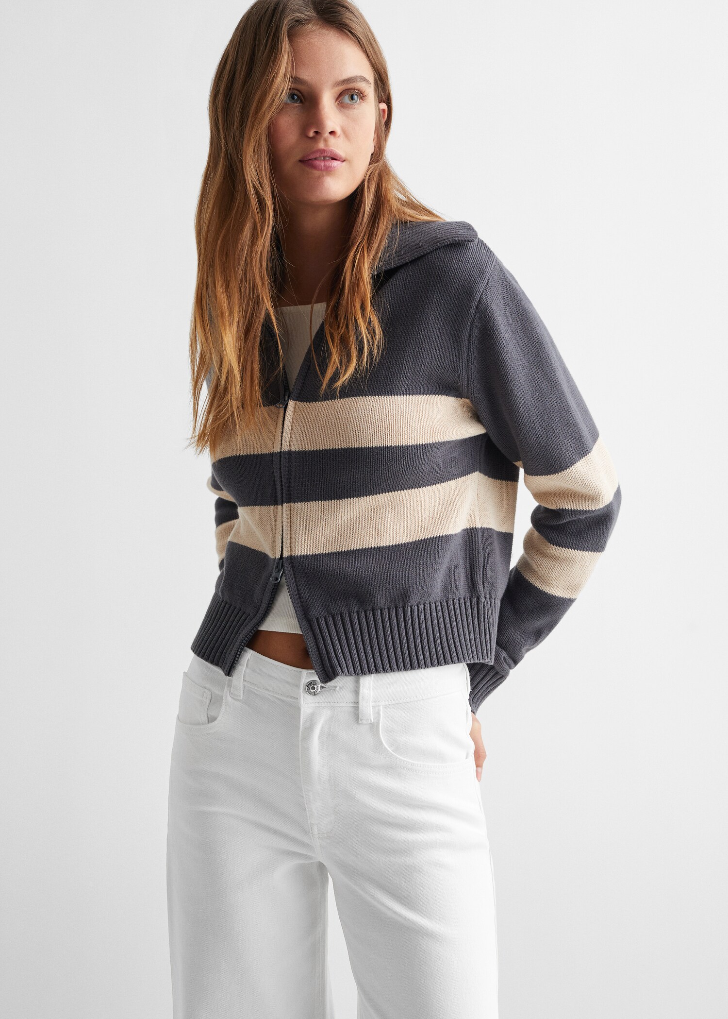 Wideleg mid-rise jeans - Medium plane