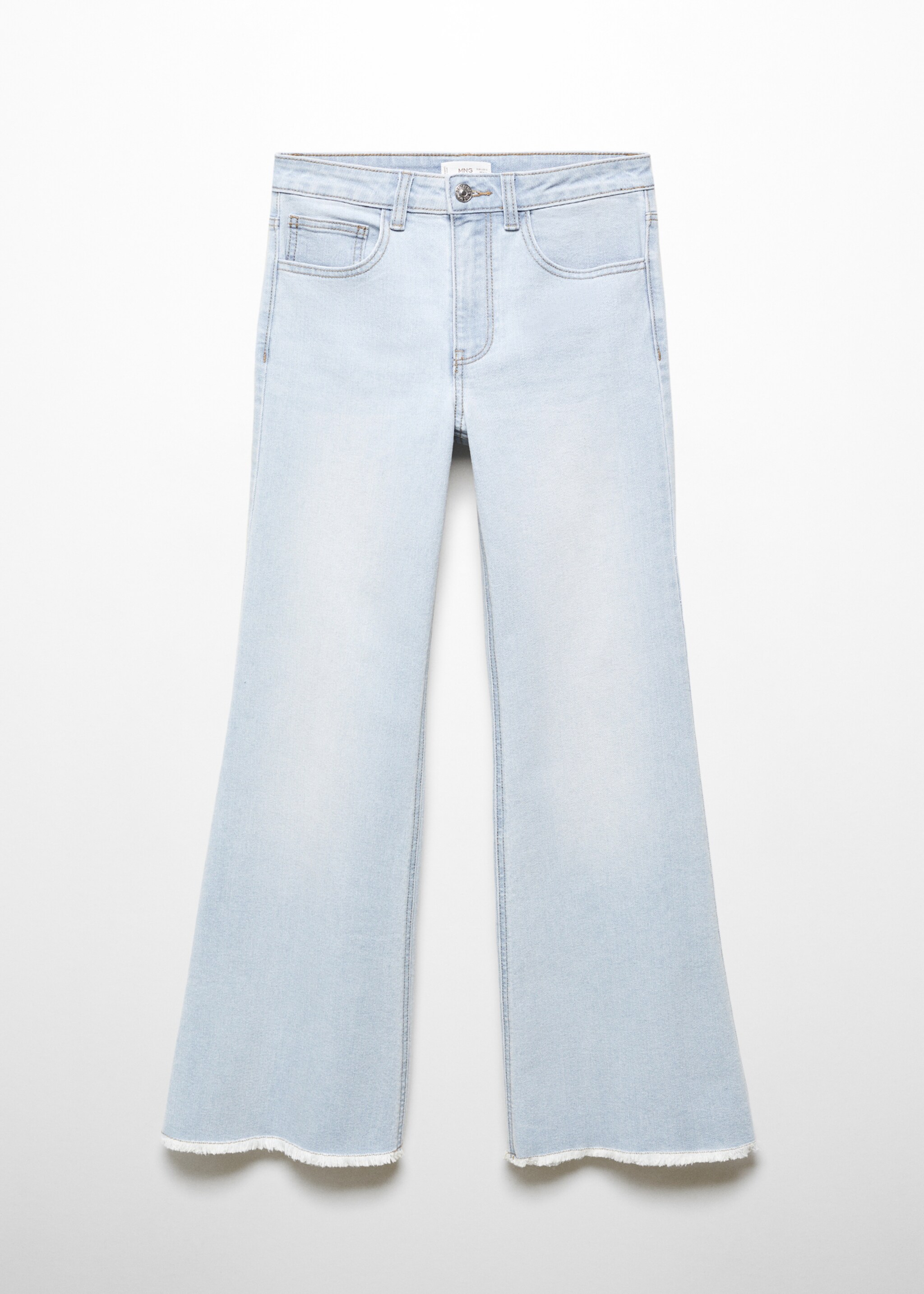 Mid-rise wideleg jeans - Artikel zonder model, Lichtblauw. Ref: 67070670-00.