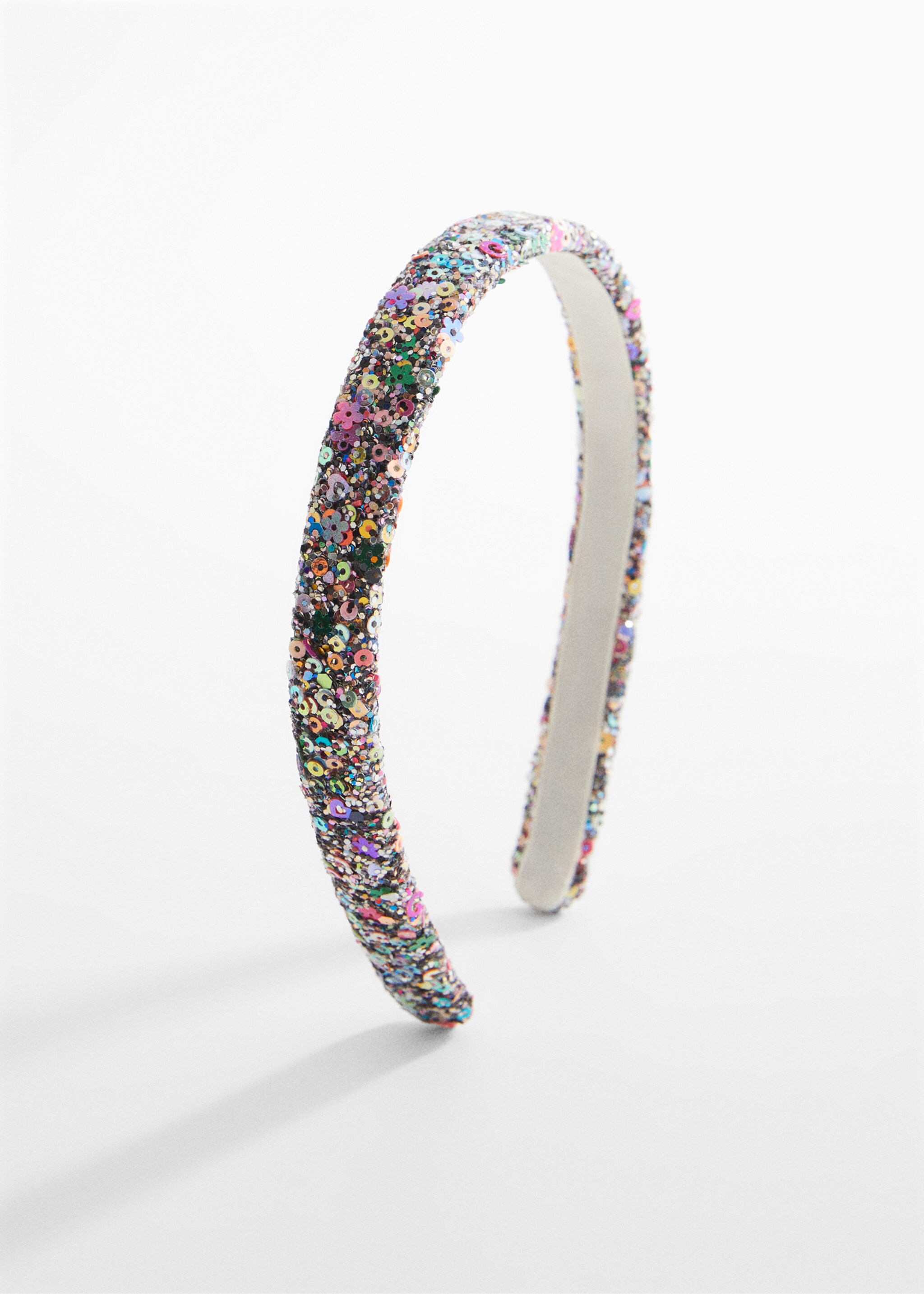 Sequins beads hairband - Medium plane, Sand. Ref: 67070675-00.