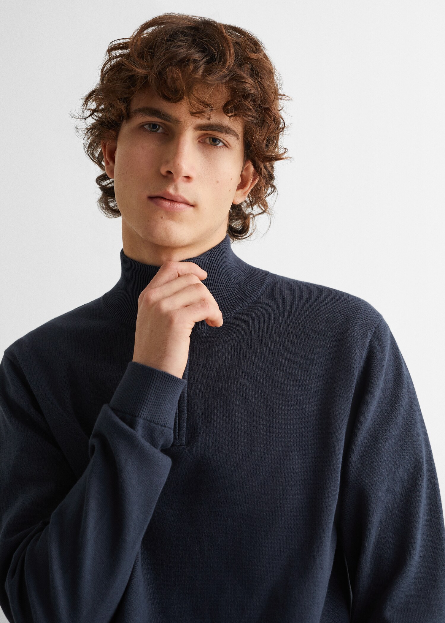 Pull-over col fermeture Éclair - Détail de l'article 1