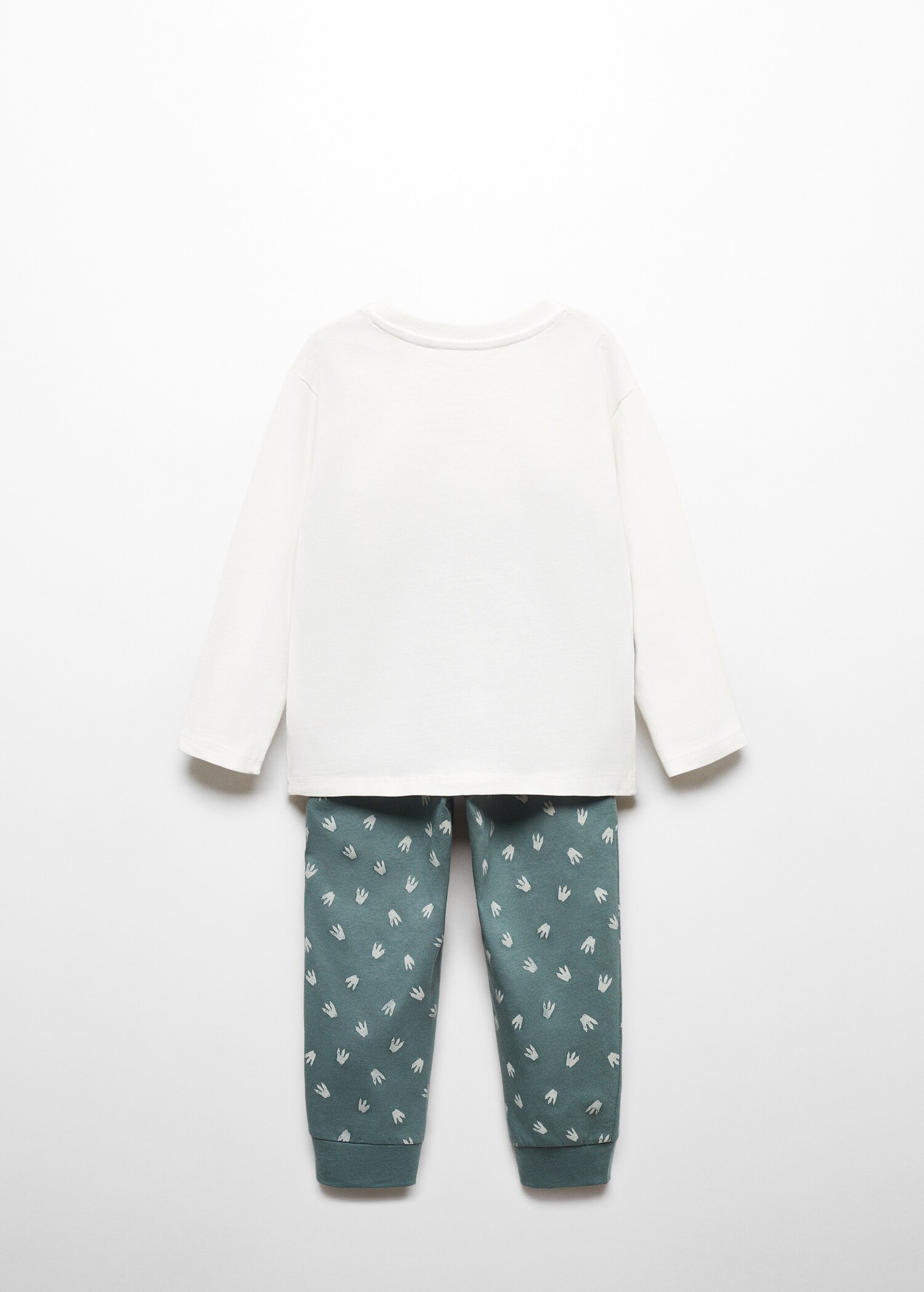 Printed long pyjamas - Reverse of the article