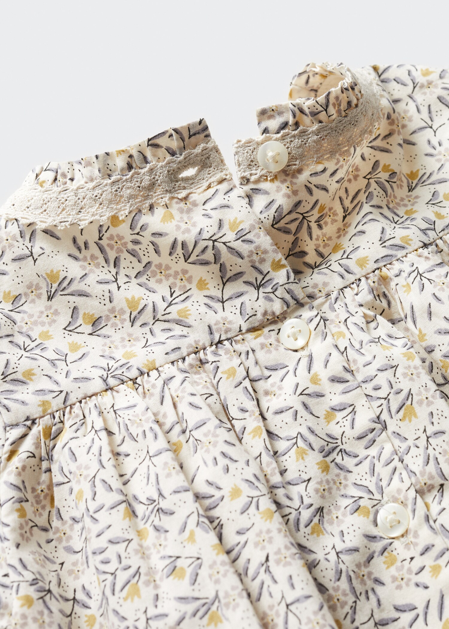 Printed cotton dress - Details of the article 0