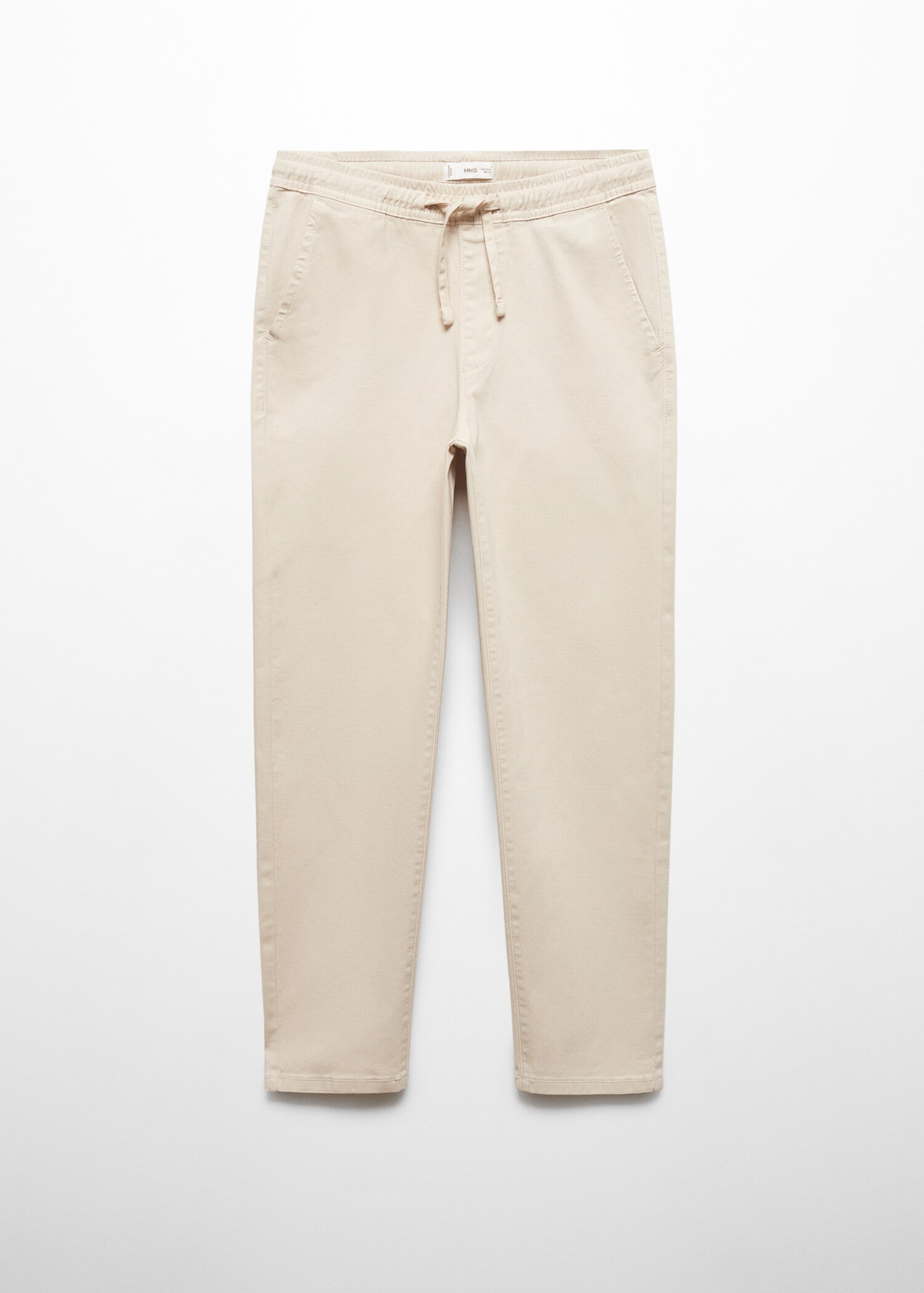 Pantalón recto cintura elástica - Artículo sin modelo