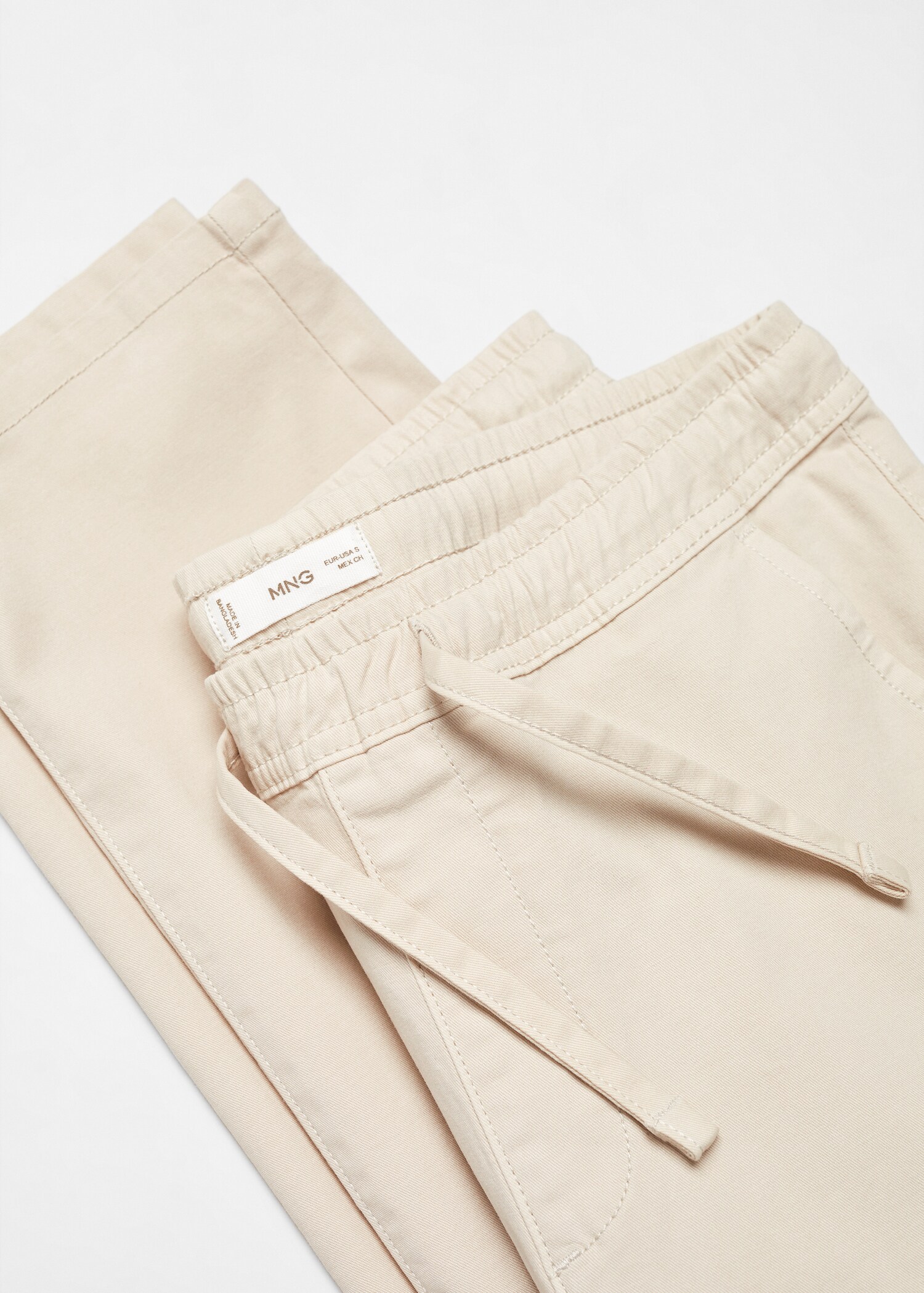 Pantalón recto cintura elástica - Detalle del artículo 8